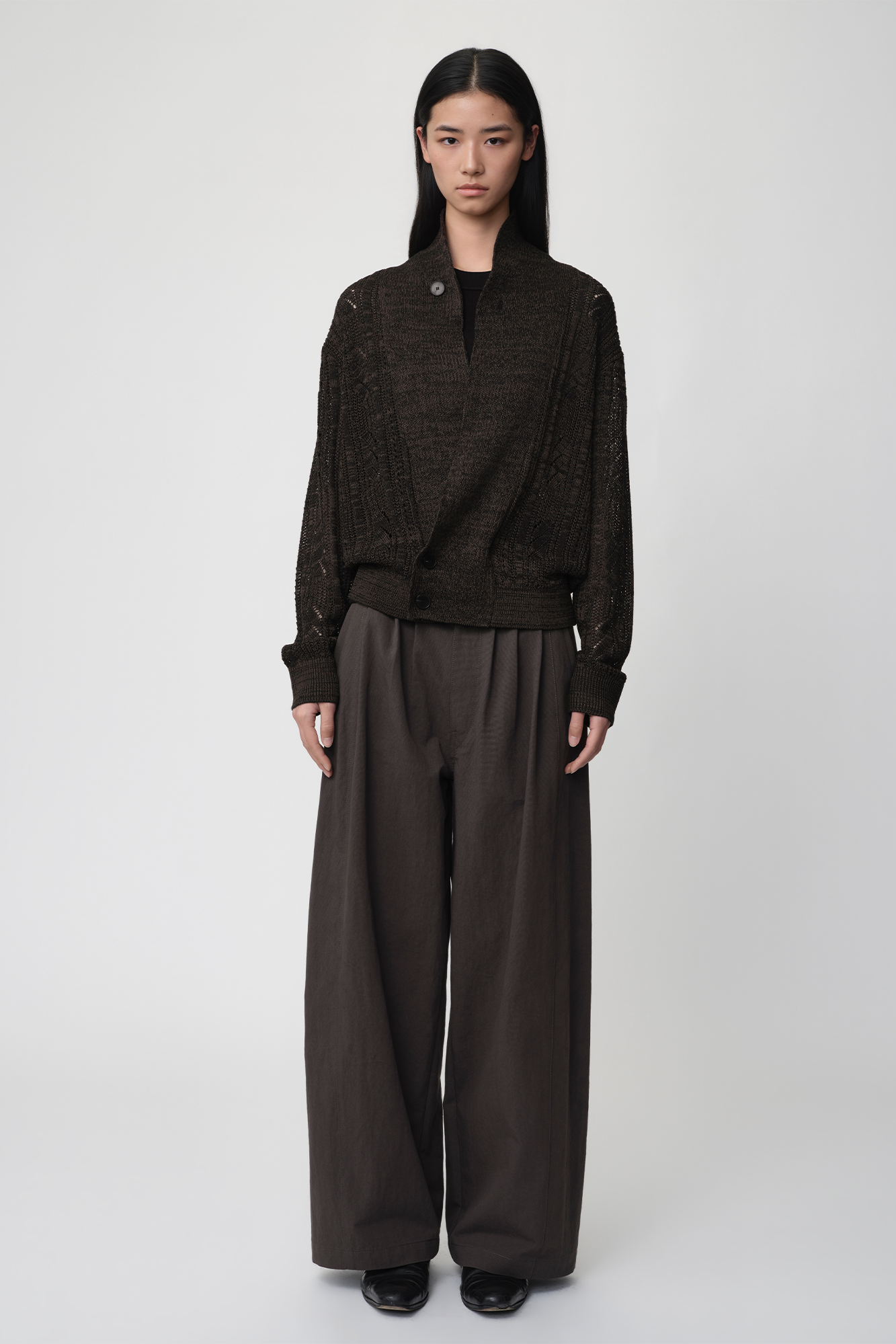 OPICLOTH Slouchy Open-Knit Cardigan, premium urban and streetwear designers apparel on PROJECTISR.com, DND4DES