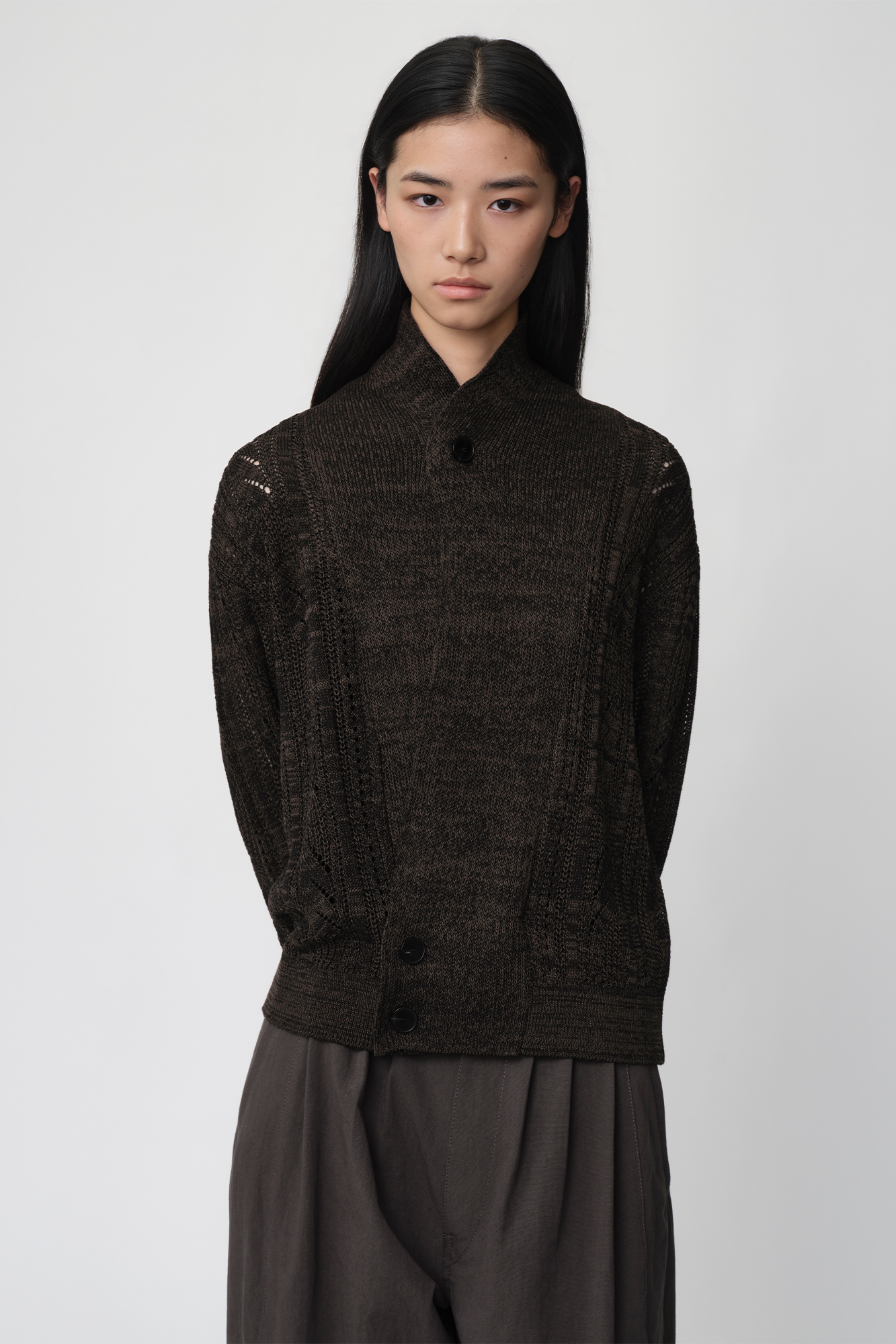 OPICLOTH Slouchy Open-Knit Cardigan, premium urban and streetwear designers apparel on PROJECTISR.com, DND4DES