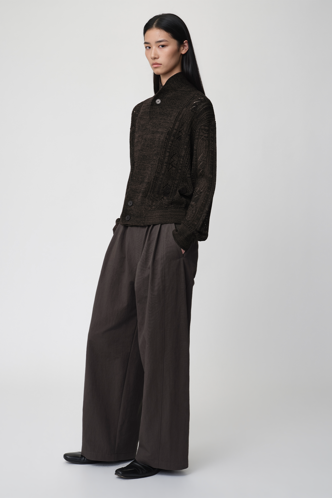 OPICLOTH Slouchy Open-Knit Cardigan, premium urban and streetwear designers apparel on PROJECTISR.com, DND4DES