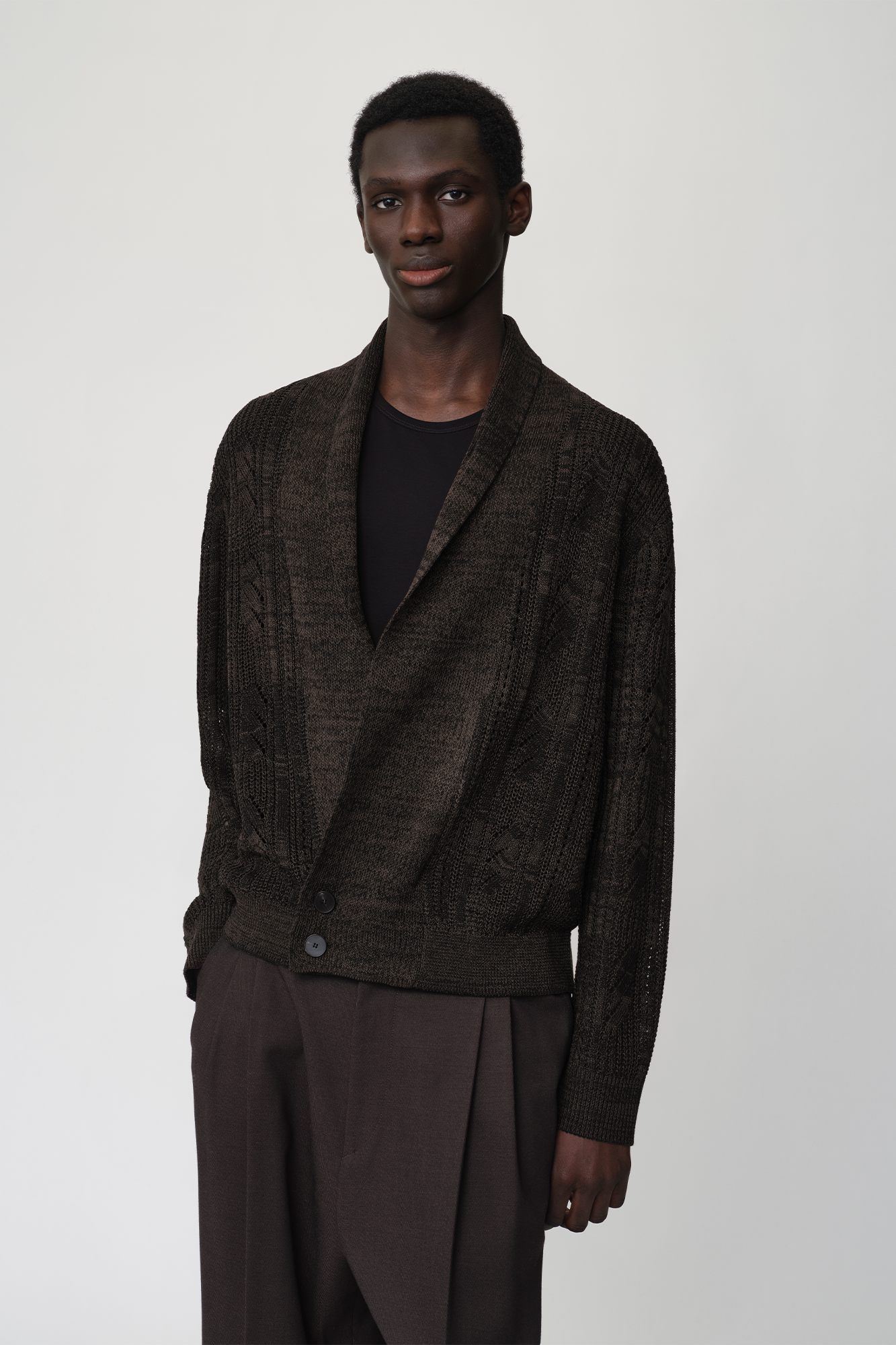 OPICLOTH Slouchy Open-Knit Cardigan, premium urban and streetwear designers apparel on PROJECTISR.com, DND4DES