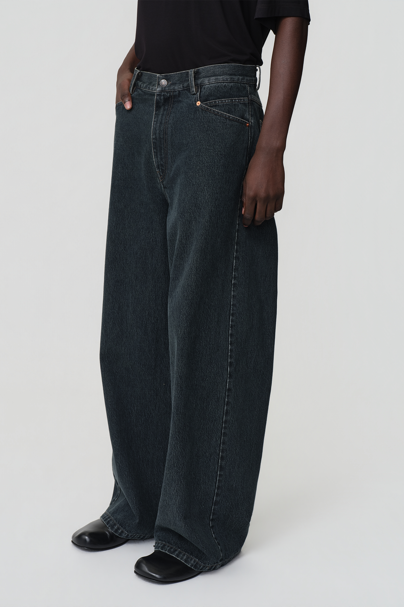 OPICLOTH Retro Washed Straight-Leg Jeans, premium urban and streetwear designers apparel on PROJECTISR.com, OPICLOTH