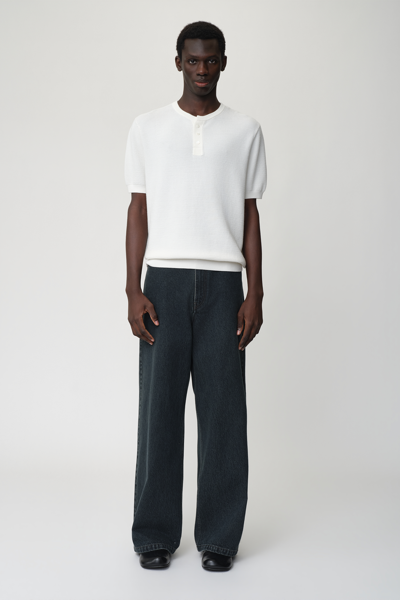 OPICLOTH Retro Washed Straight-Leg Jeans, premium urban and streetwear designers apparel on PROJECTISR.com, OPICLOTH