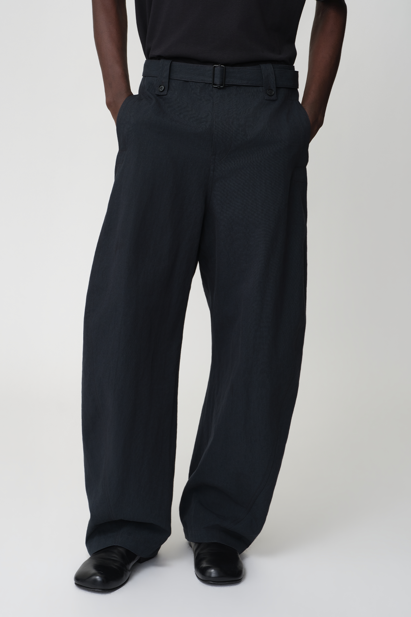OPICLOTH Essential Adjustable Straight-Leg Trousers, premium urban and streetwear designers apparel on PROJECTISR.com, OPICLOTH