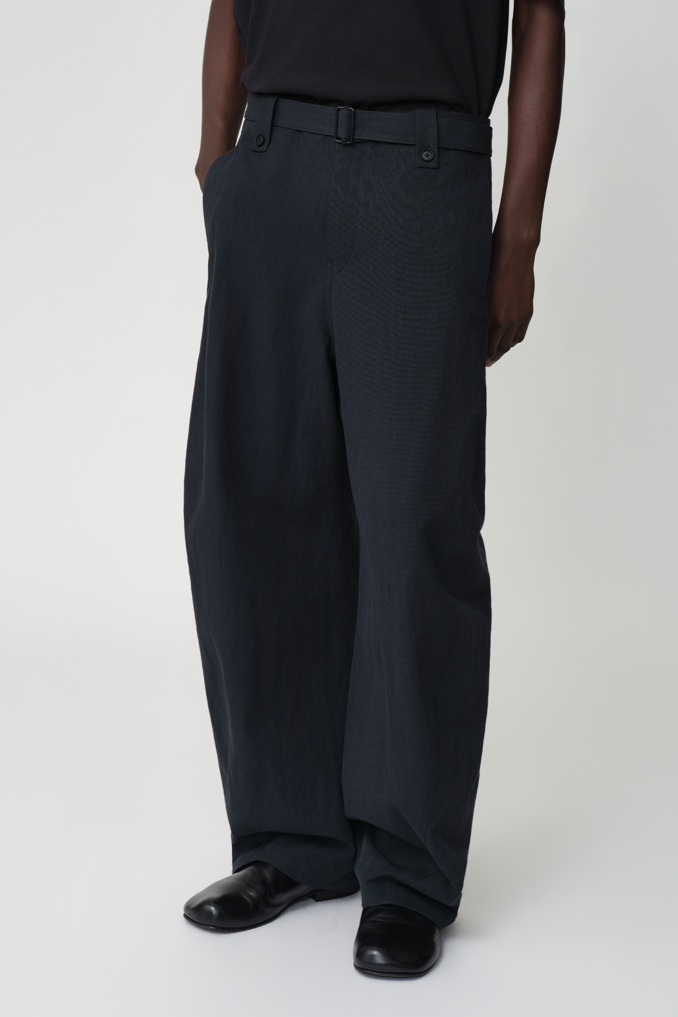 OPICLOTH Essential Adjustable Straight-Leg Trousers, premium urban and streetwear designers apparel on PROJECTISR.com, OPICLOTH