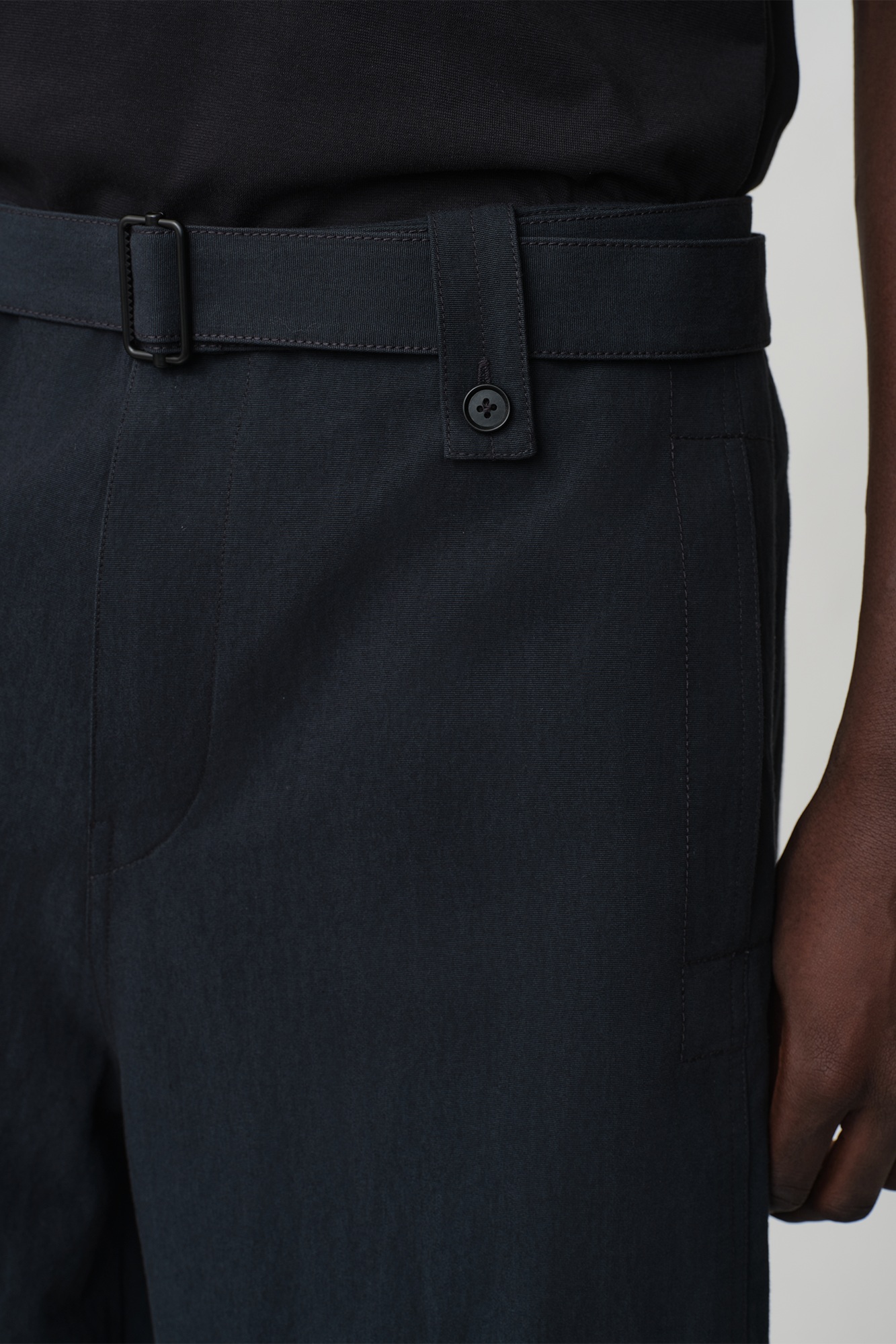 OPICLOTH Essential Adjustable Straight-Leg Trousers, premium urban and streetwear designers apparel on PROJECTISR.com, OPICLOTH