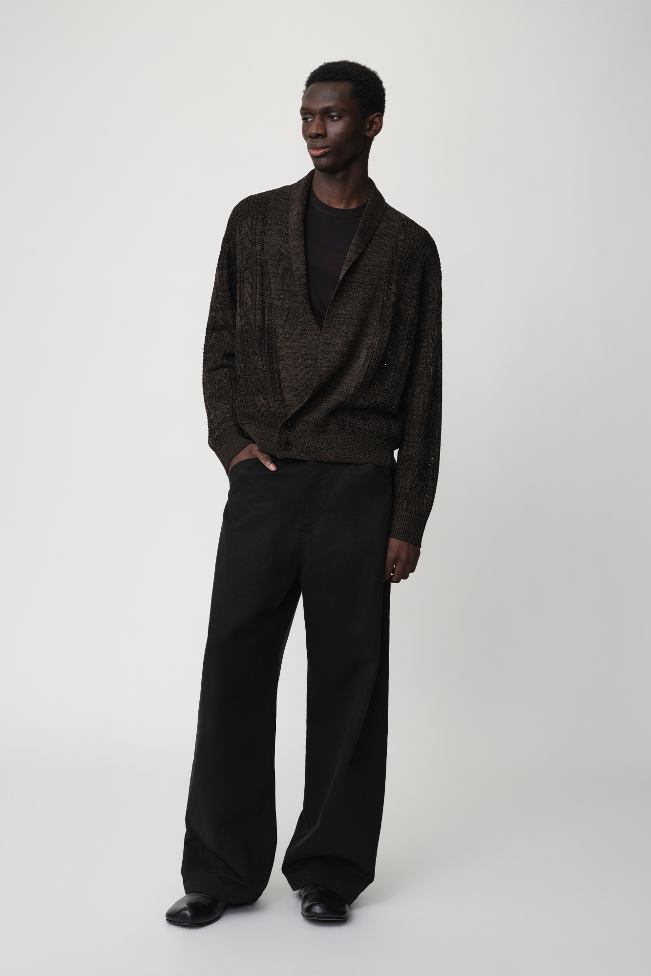 OPICLOTH Slouchy Open-Knit Cardigan, premium urban and streetwear designers apparel on PROJECTISR.com, DND4DES