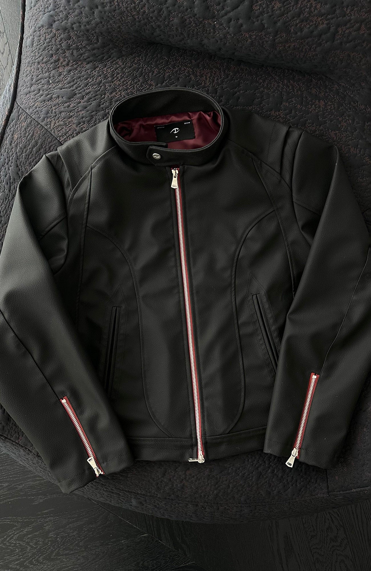 CATSSTAC Harrington PU Jacket, premium urban and streetwear designers apparel on PROJECTISR.com, CATSSTAC