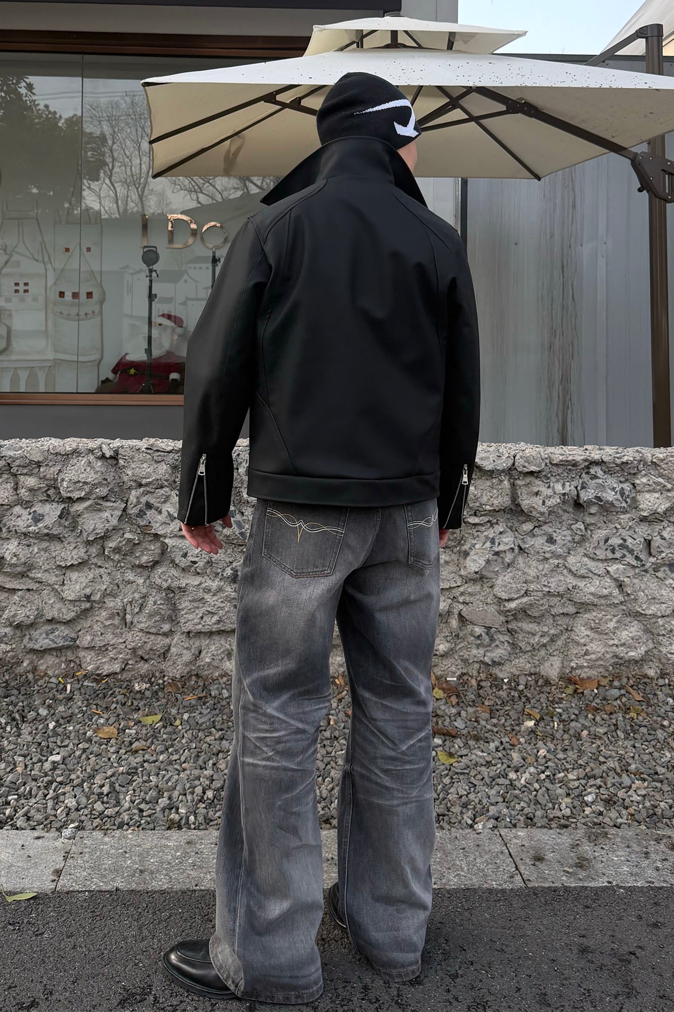 CATSSTAC Classic Whiskering Washed Jeans, premium urban and streetwear designers apparel on PROJECTISR.com, CATSSTAC