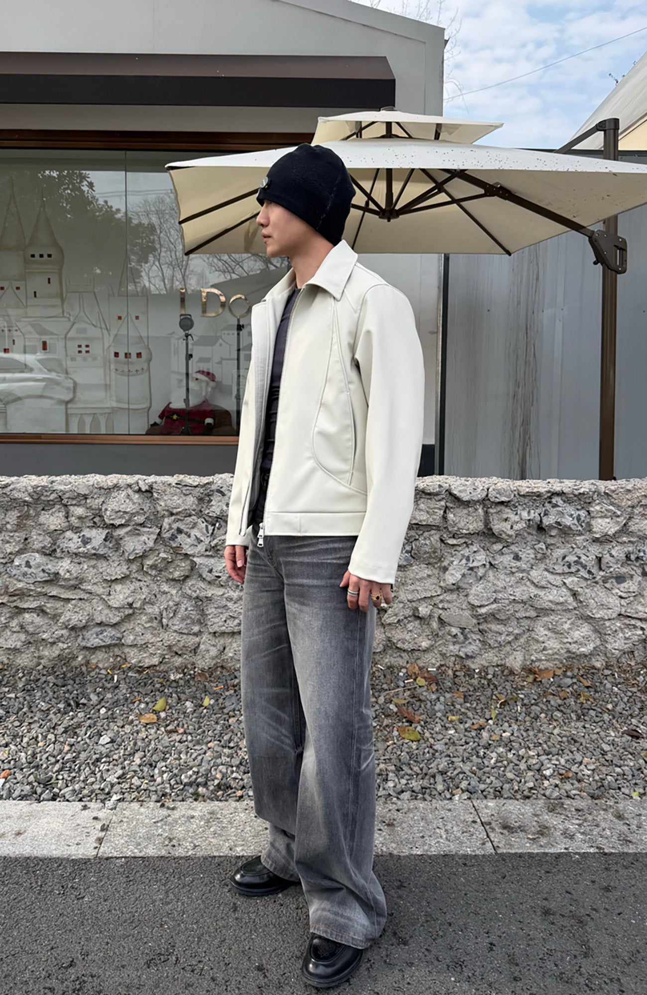 CATSSTAC Knightcore Pebbled Jacket, premium urban and streetwear designers apparel on PROJECTISR.com, CATSSTAC