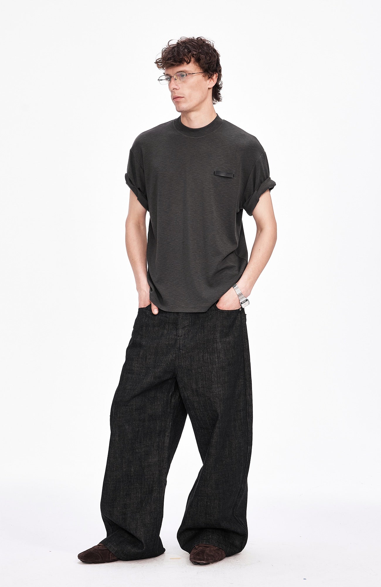 LABELROOM Slub Raw Indigo Jeans, premium urban and streetwear designers apparel on PROJECTISR.com, LABELROOM