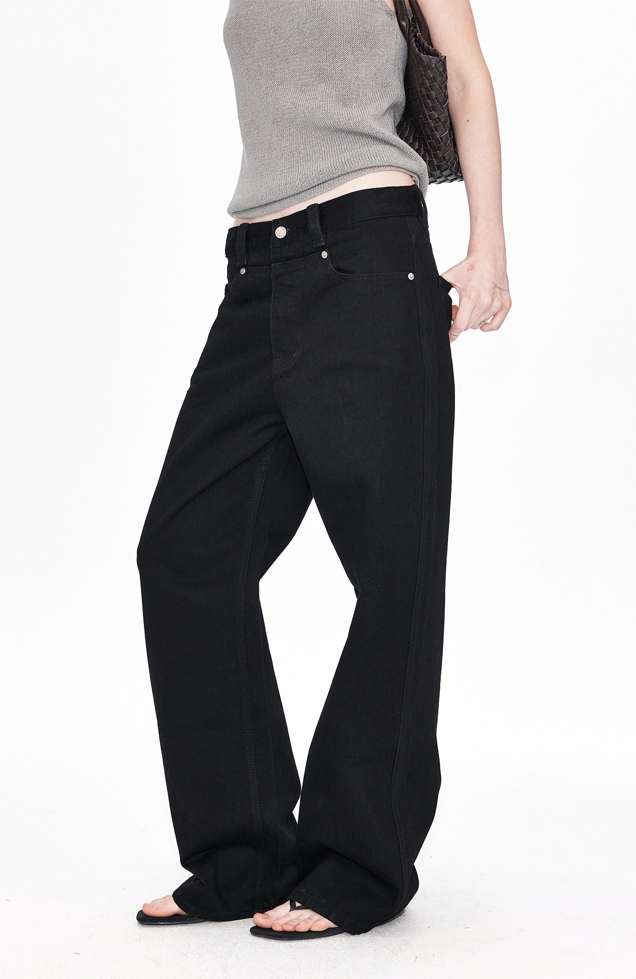 LABELROOM Washed Straight-Fit Jeans, premium urban and streetwear designers apparel on PROJECTISR.com, LABELROOM