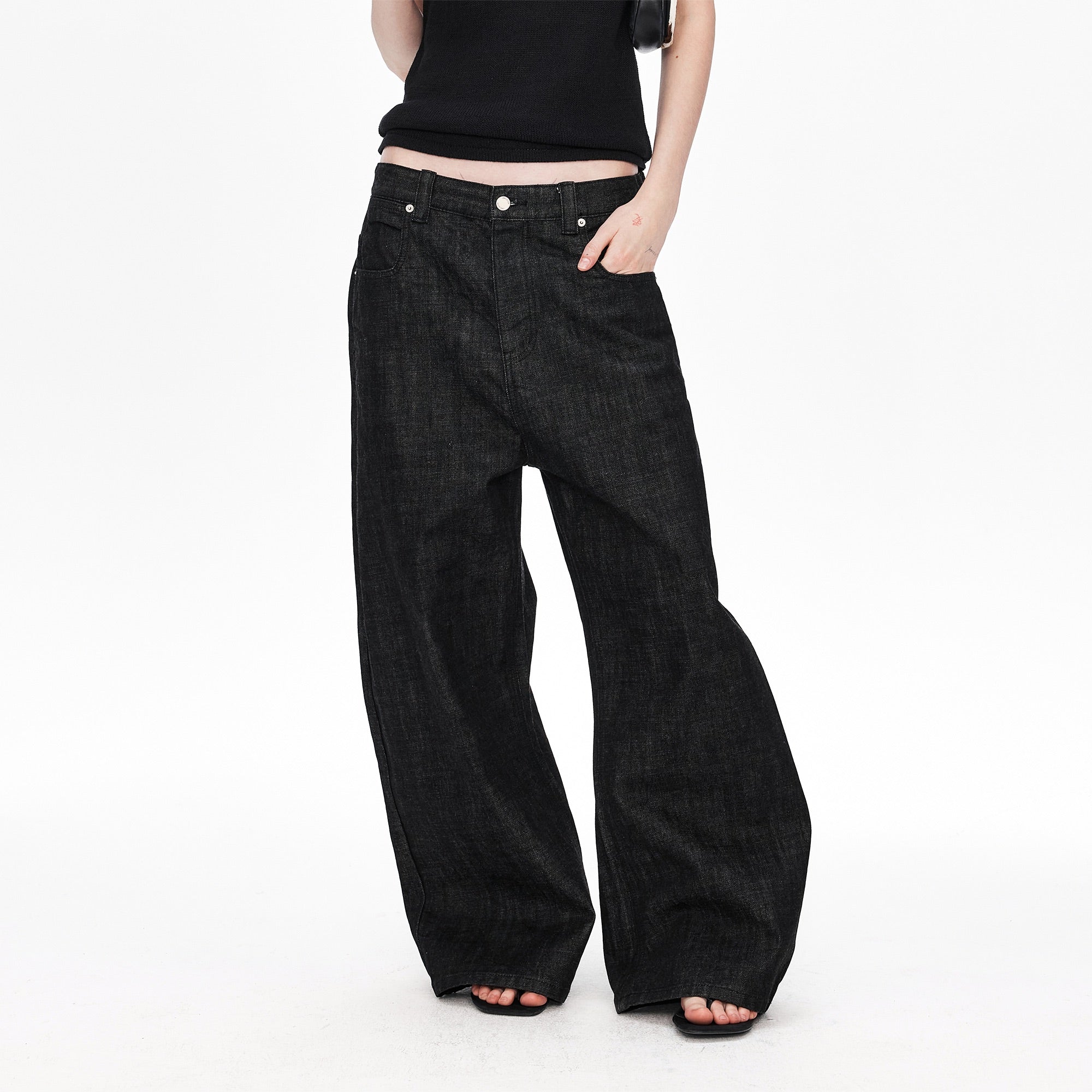 LABELROOM Slub Raw Indigo Jeans, premium urban and streetwear designers apparel on PROJECTISR.com, LABELROOM