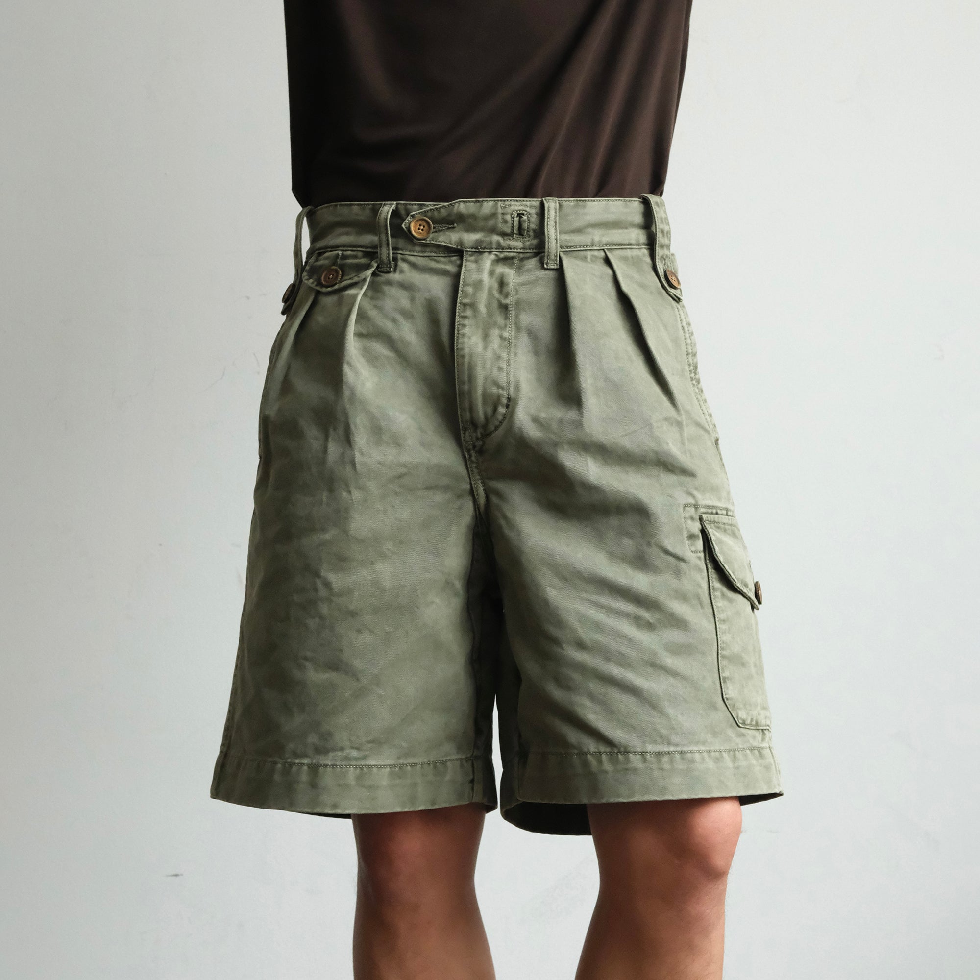 NEIGBORL Retro Washed Multi-Pocket Cargo Shorts, premium urban and streetwear designers apparel on PROJECTISR.com, NEIGBORL