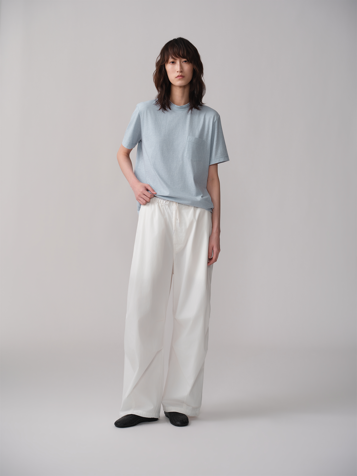 OPICLOTH Pleated Drawstring Parachute Pants, premium urban and streetwear designers apparel on PROJECTISR.com, OPICLOTH