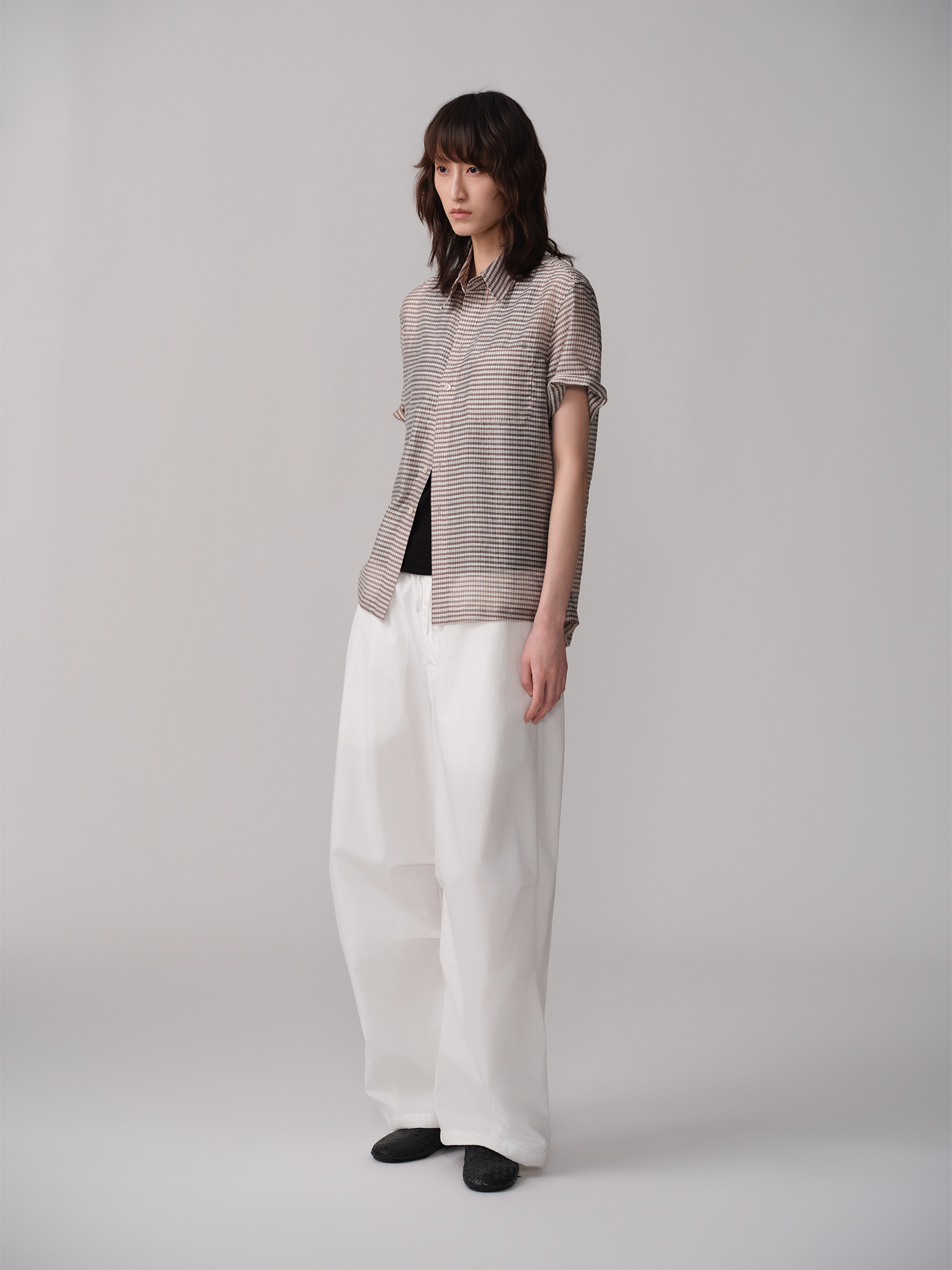 OPICLOTH Pleated Drawstring Parachute Pants, premium urban and streetwear designers apparel on PROJECTISR.com, OPICLOTH
