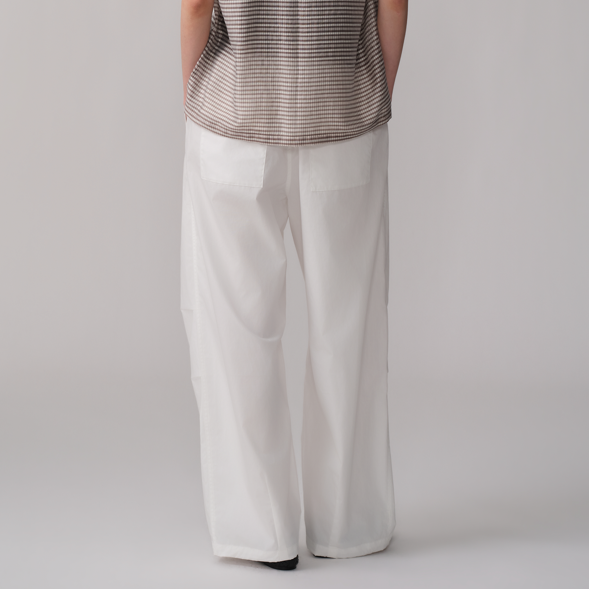 OPICLOTH Pleated Drawstring Parachute Pants, premium urban and streetwear designers apparel on PROJECTISR.com, OPICLOTH