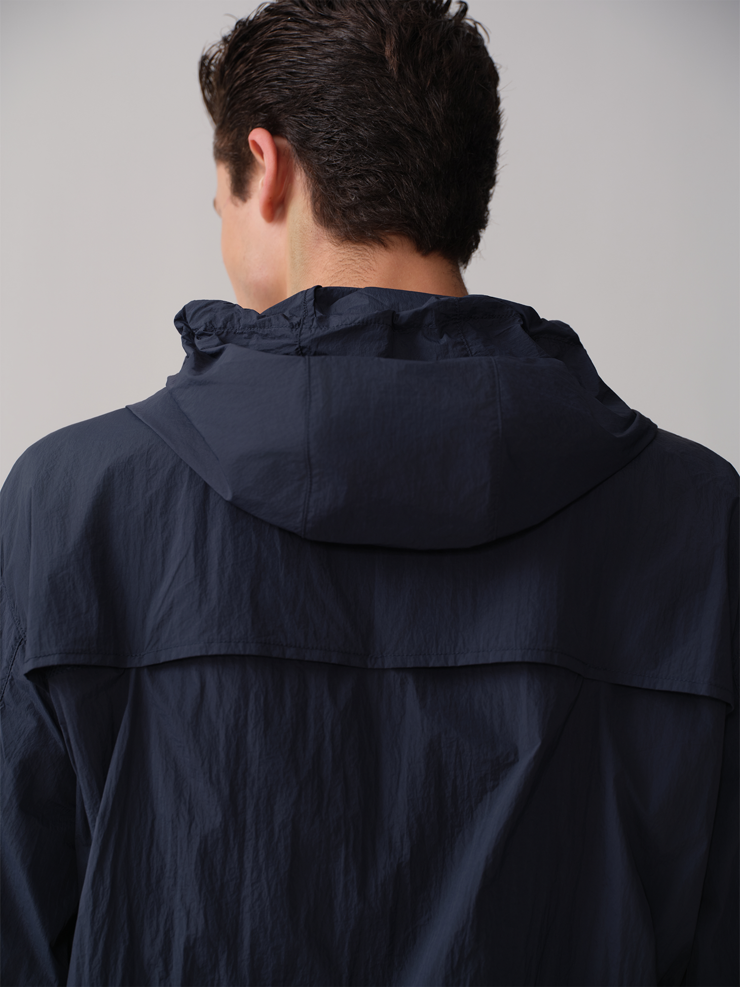 OPICLOTH Hooded Nylon Windbreaker Jacket, premium urban and streetwear designers apparel on PROJECTISR.com, OPICLOTH