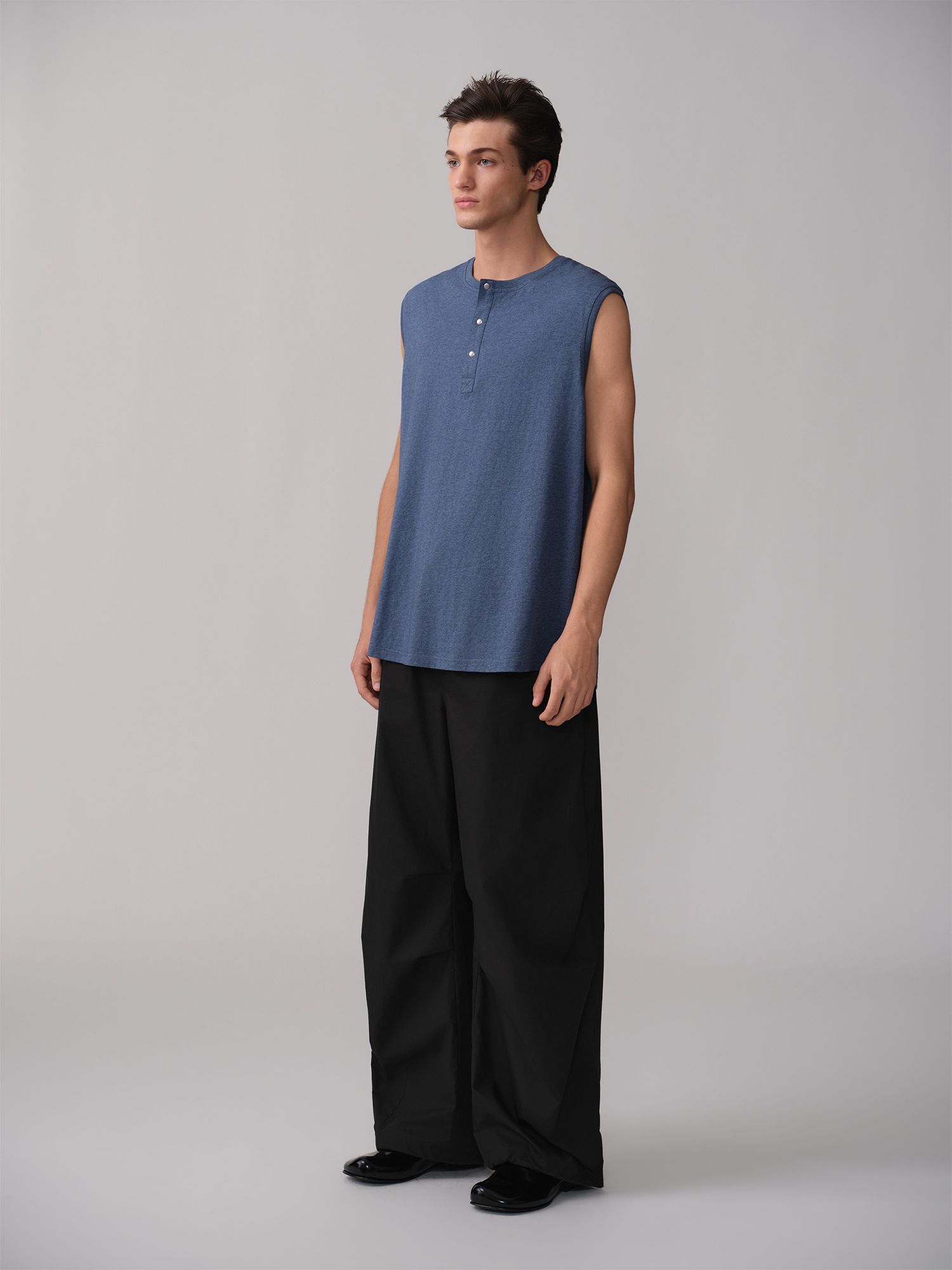 OPICLOTH Pleated Drawstring Parachute Pants, premium urban and streetwear designers apparel on PROJECTISR.com, OPICLOTH