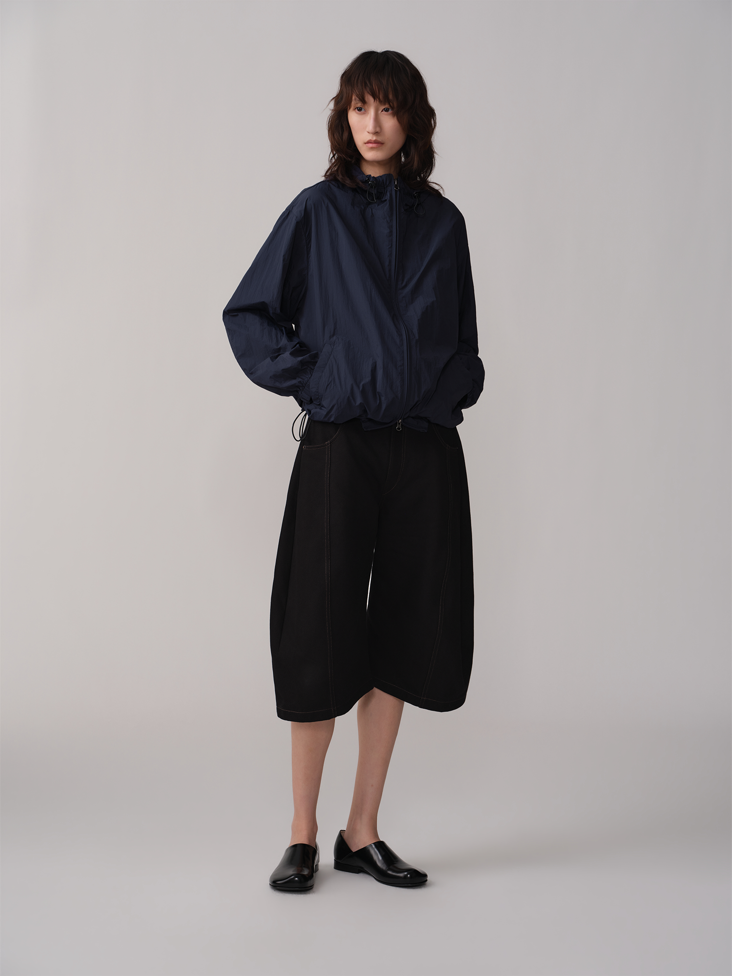 OPICLOTH Hooded Nylon Windbreaker Jacket, premium urban and streetwear designers apparel on PROJECTISR.com, OPICLOTH