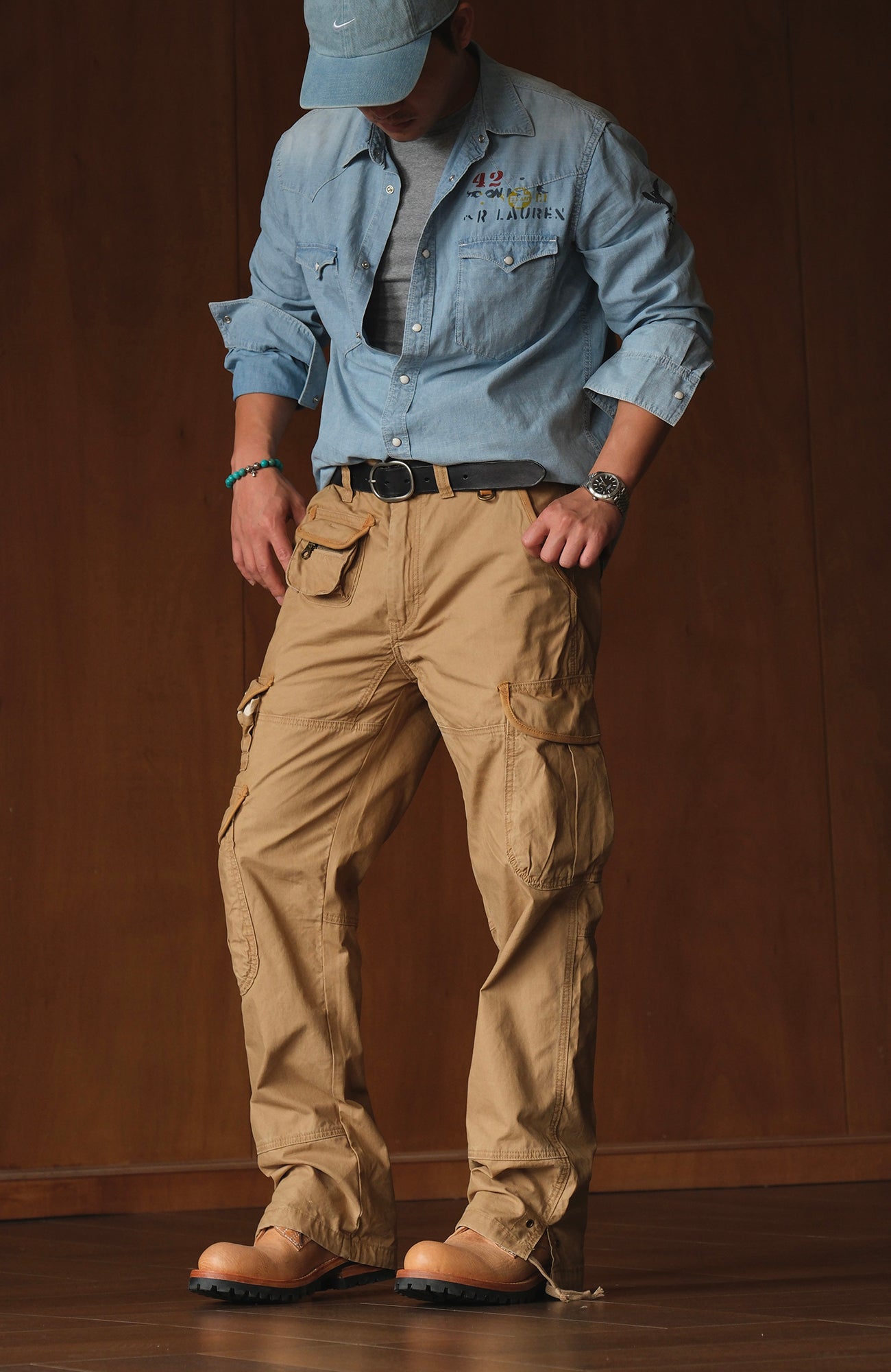 NEIGBORL Multi-Pocket Straight Cargo Pants, premium urban and streetwear designers apparel on PROJECTISR.com, NEIGBORL