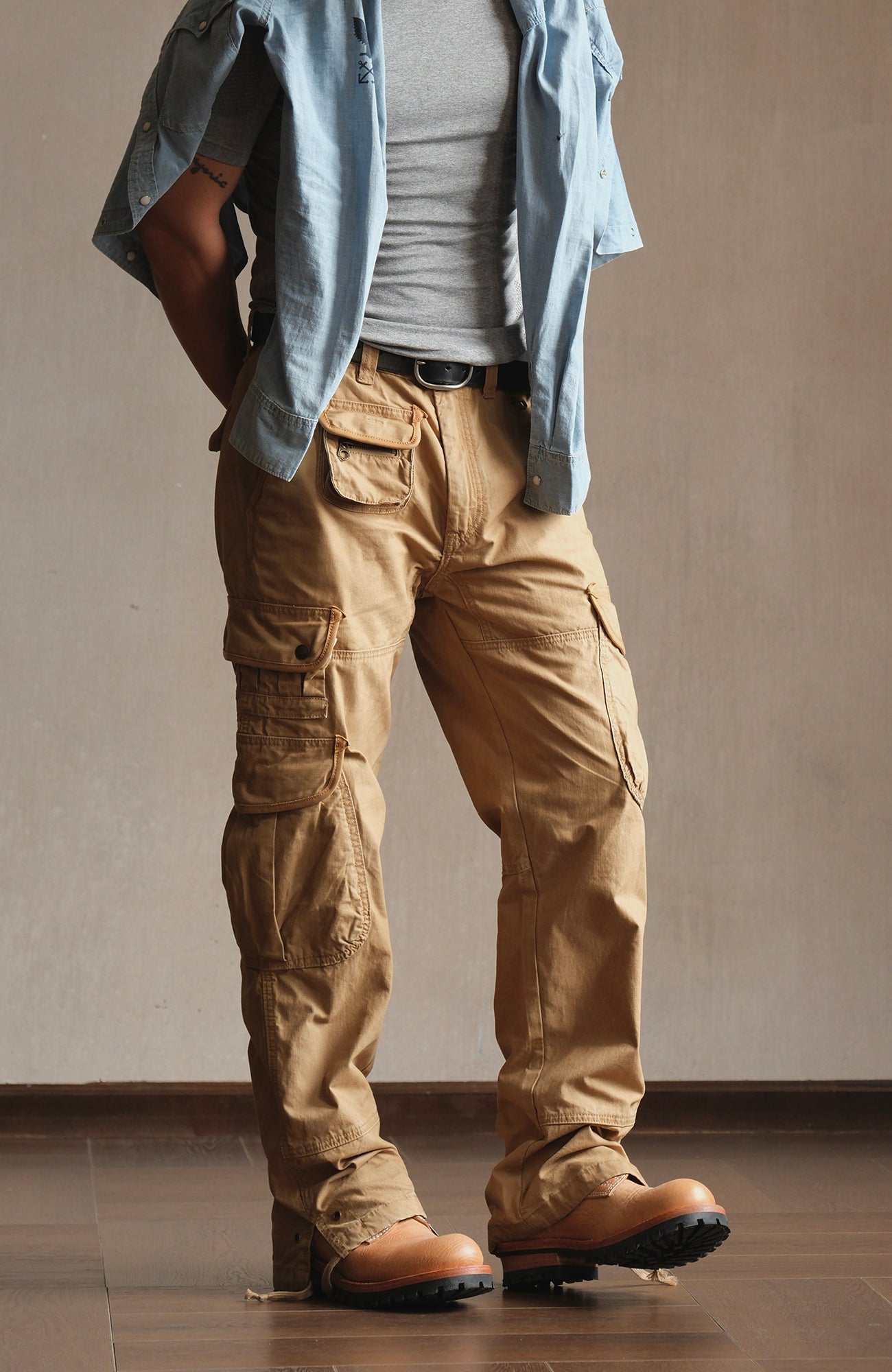 NEIGBORL Multi-Pocket Straight Cargo Pants, premium urban and streetwear designers apparel on PROJECTISR.com, NEIGBORL