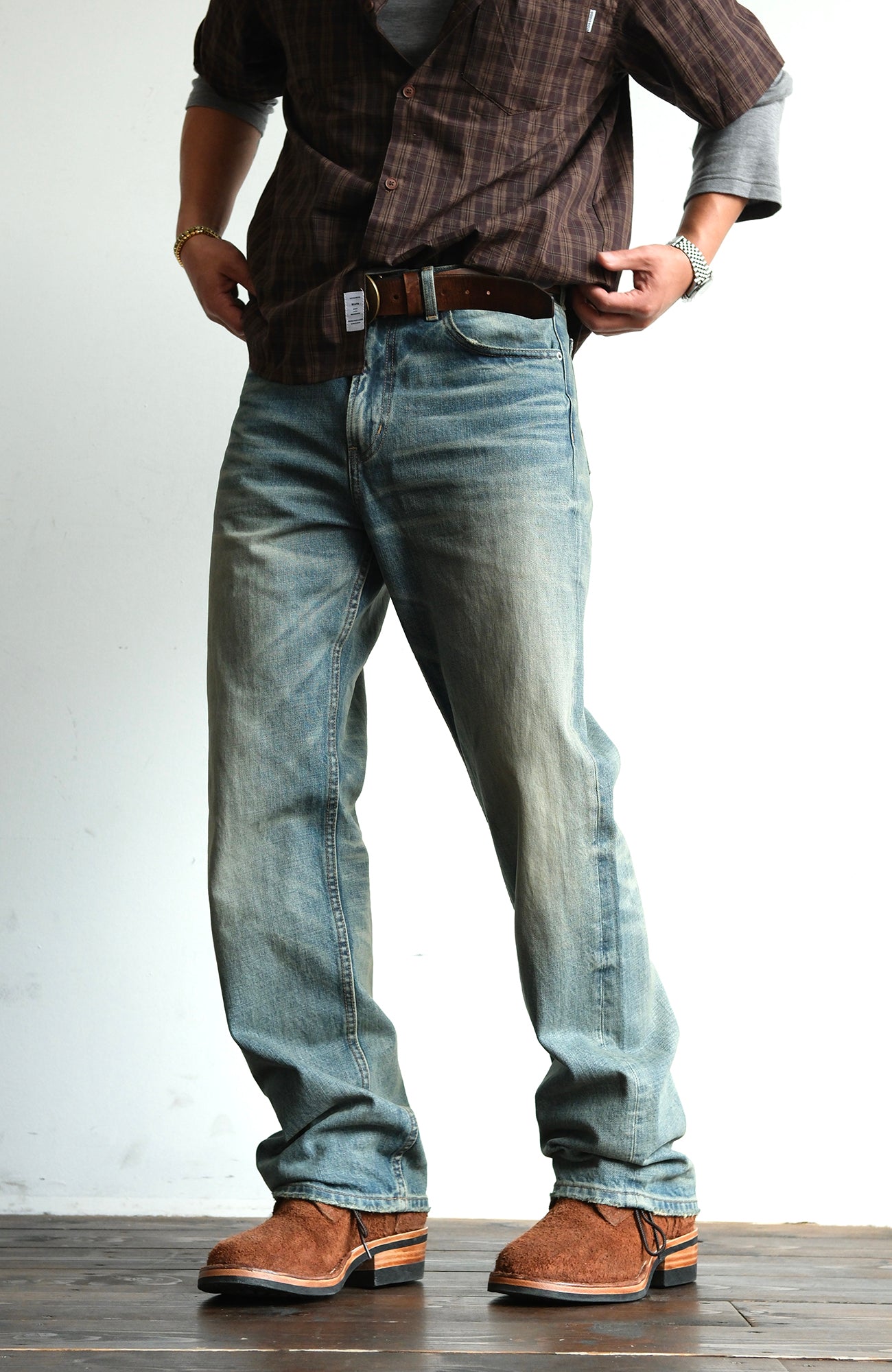 NEIGBORL Heavyweight Straight-Leg Jeans, premium urban and streetwear designers apparel on PROJECTISR.com, NEIGBORL