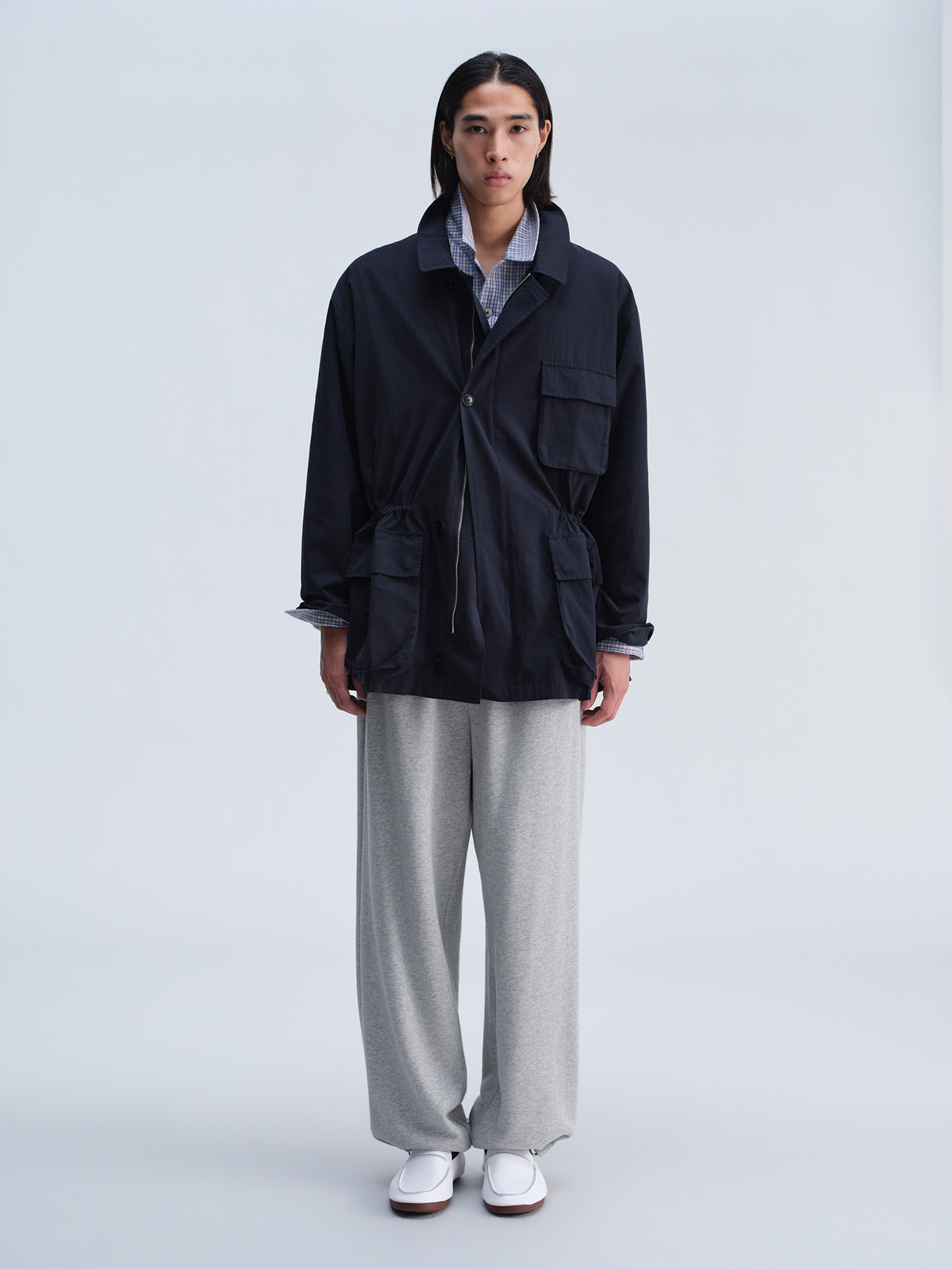 OPICLOTH Utility Nylon Multi-Pocket Jacket