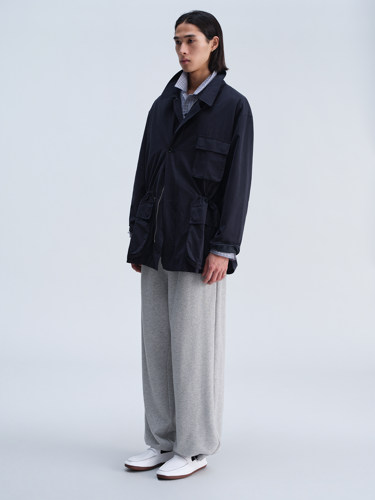 OPICLOTH Utility Nylon Multi-Pocket Jacket