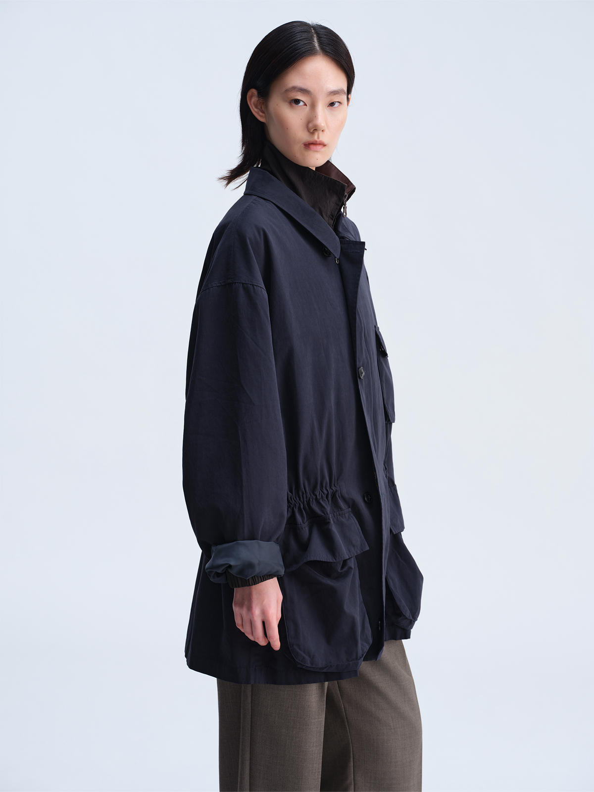 OPICLOTH Utility Nylon Multi-Pocket Jacket