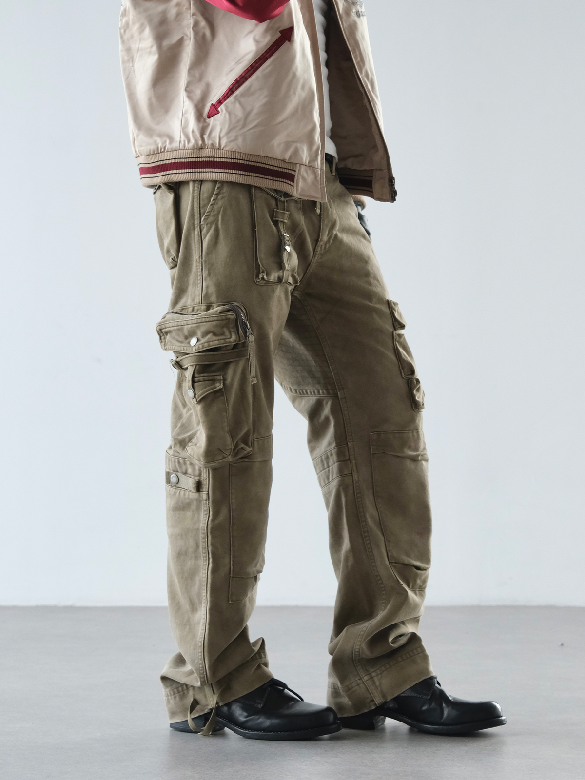 NEIGBORL Washed Cargo Pocket Pants