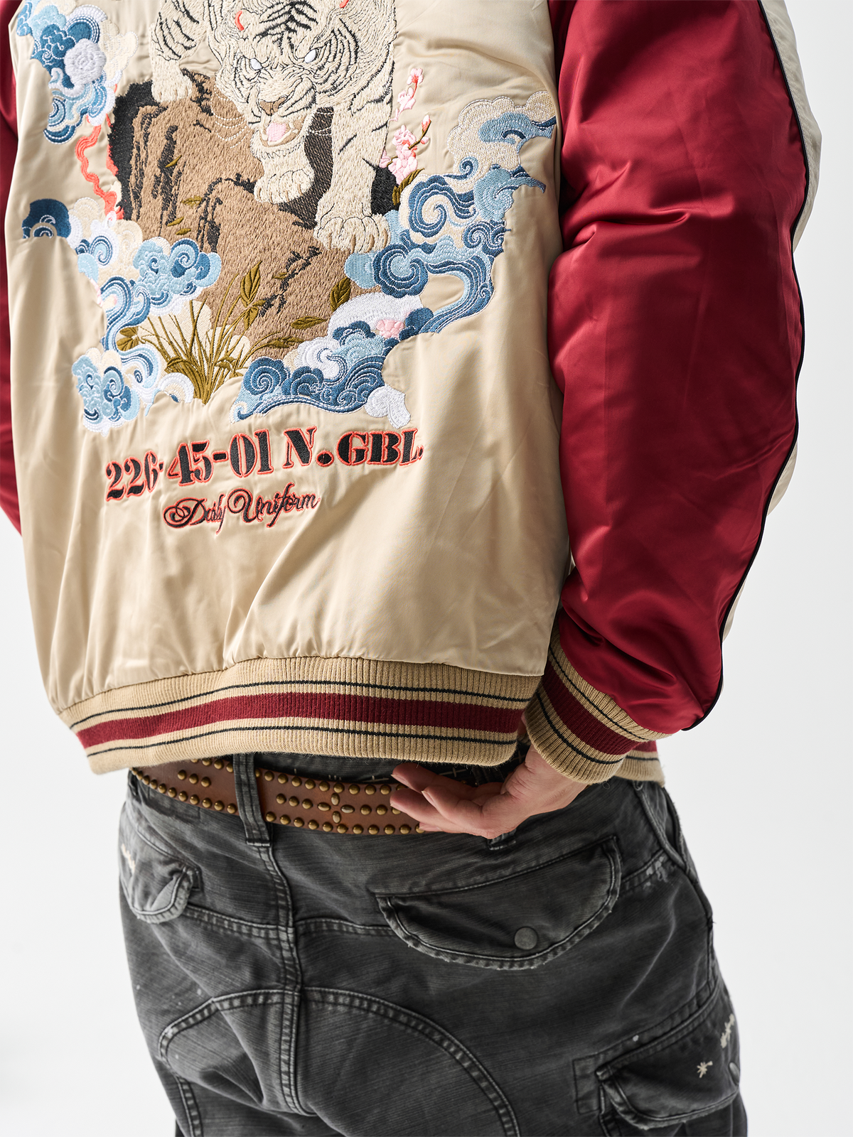NEIGBORL Sukajan Embroidered Graphic Jacket