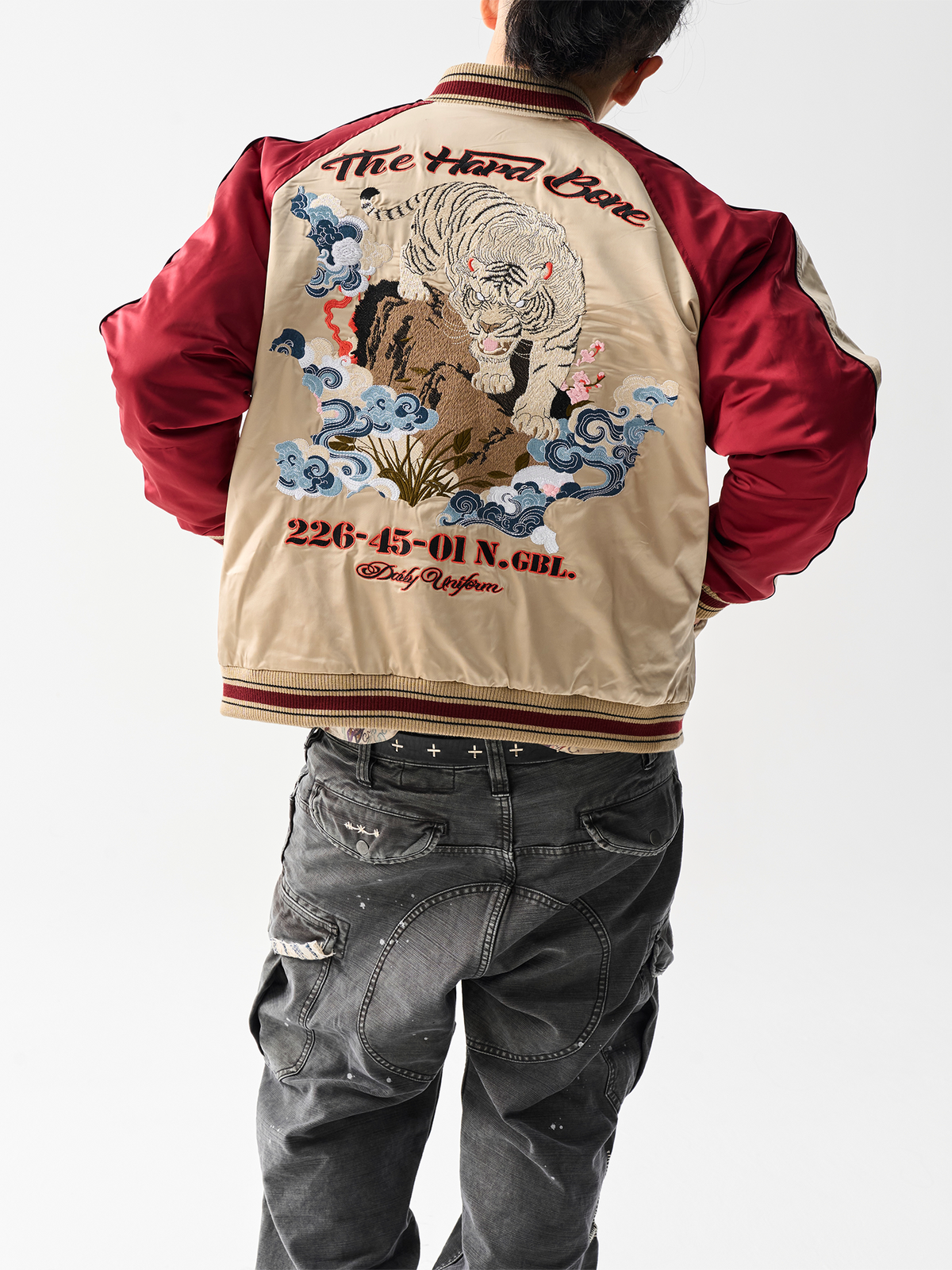 NEIGBORL Sukajan Embroidered Graphic Jacket