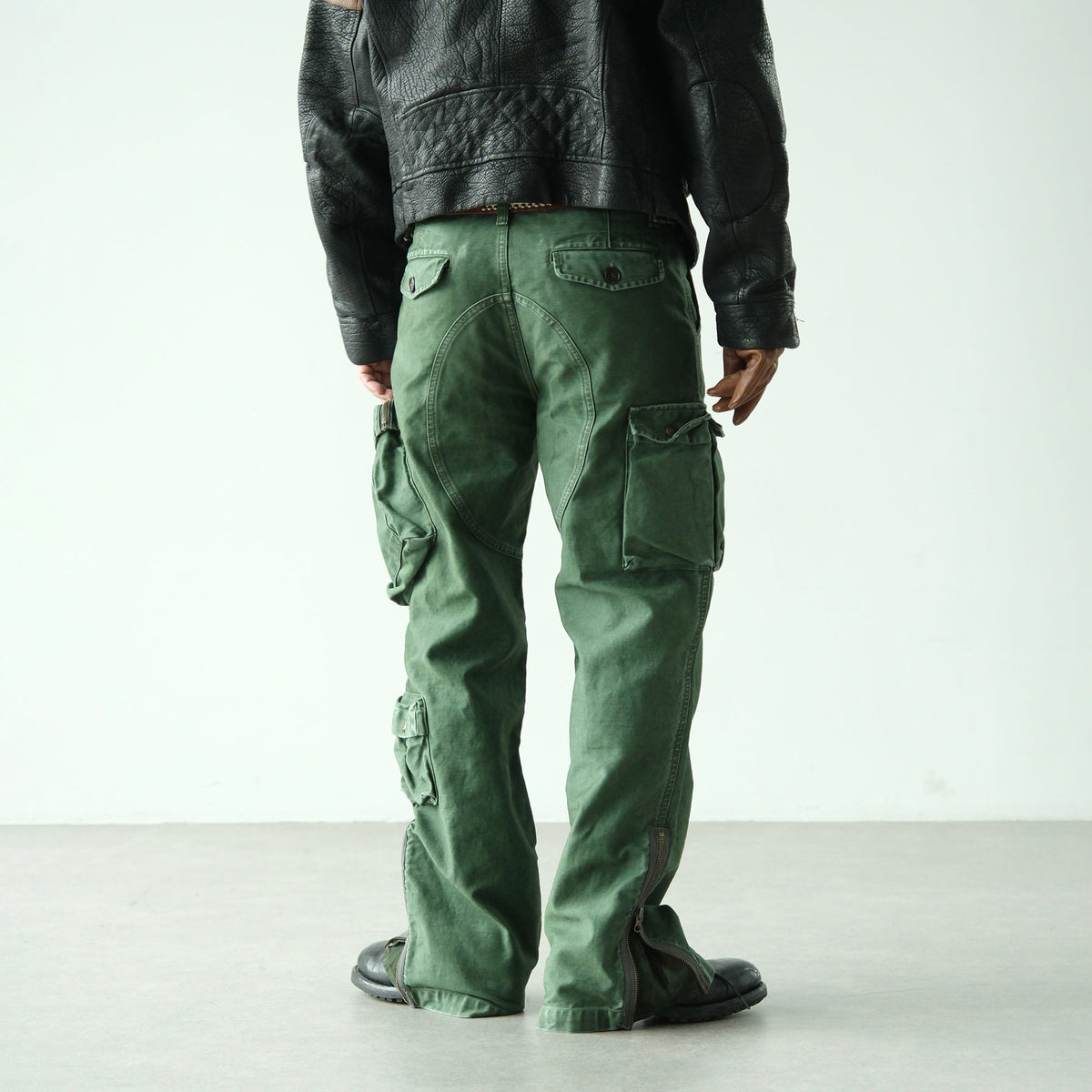 NEIGBORL Retro Multi-Pocket Straight-Leg Cargo Pants