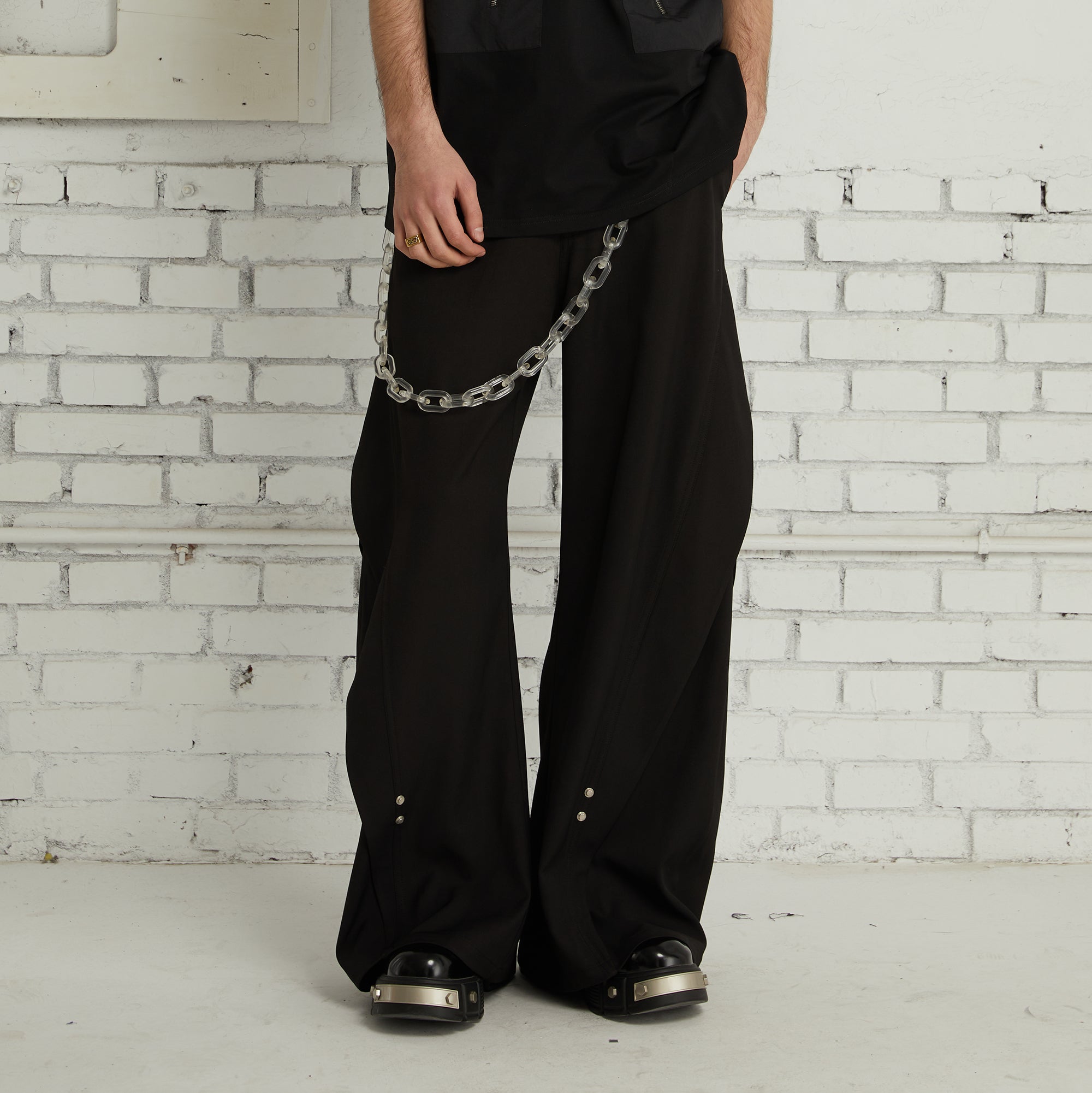 PASET Curved Seam Draped Trousers