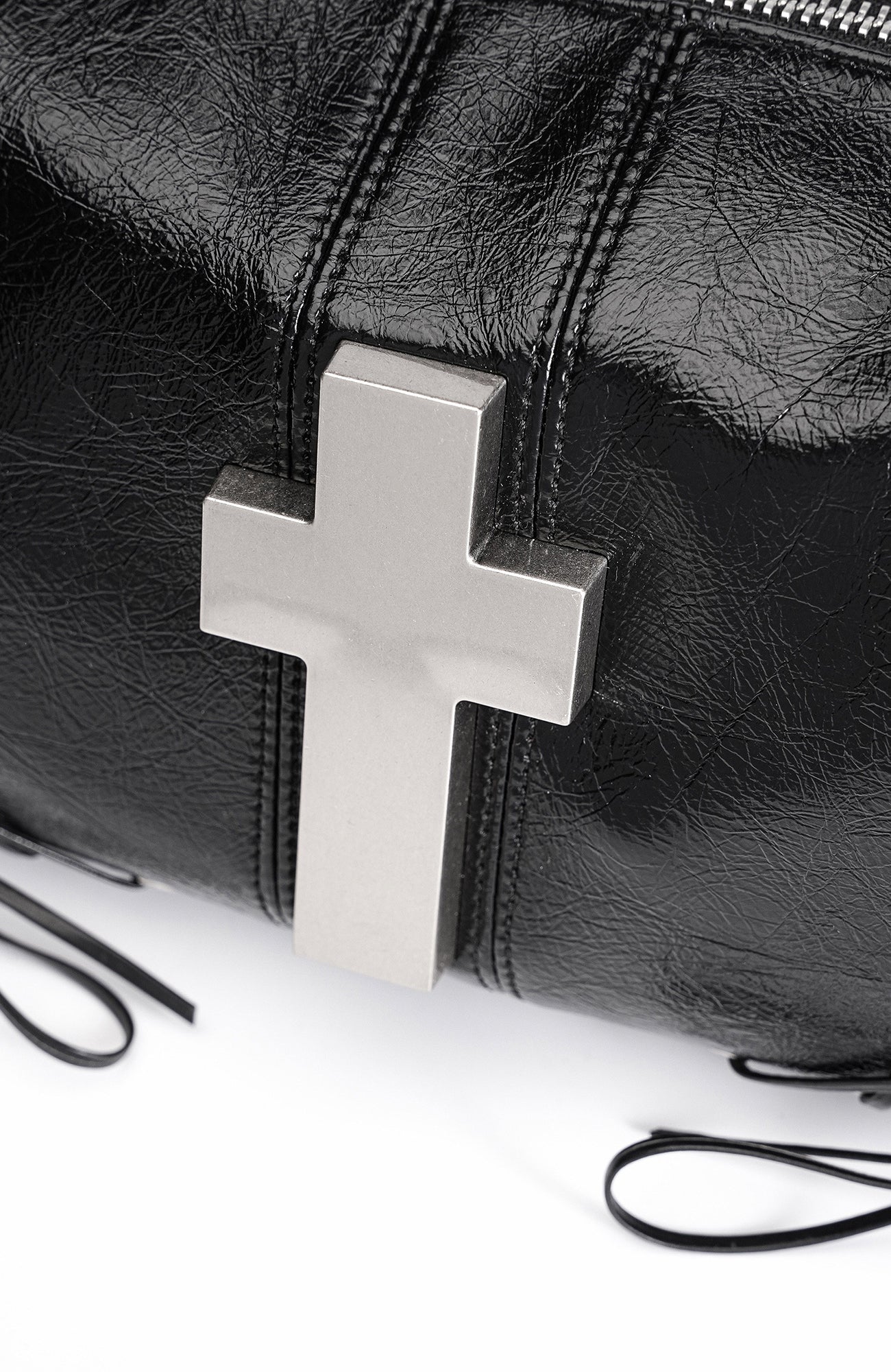 REBEL WAVE Cross Lace-Up Shoulder Bag