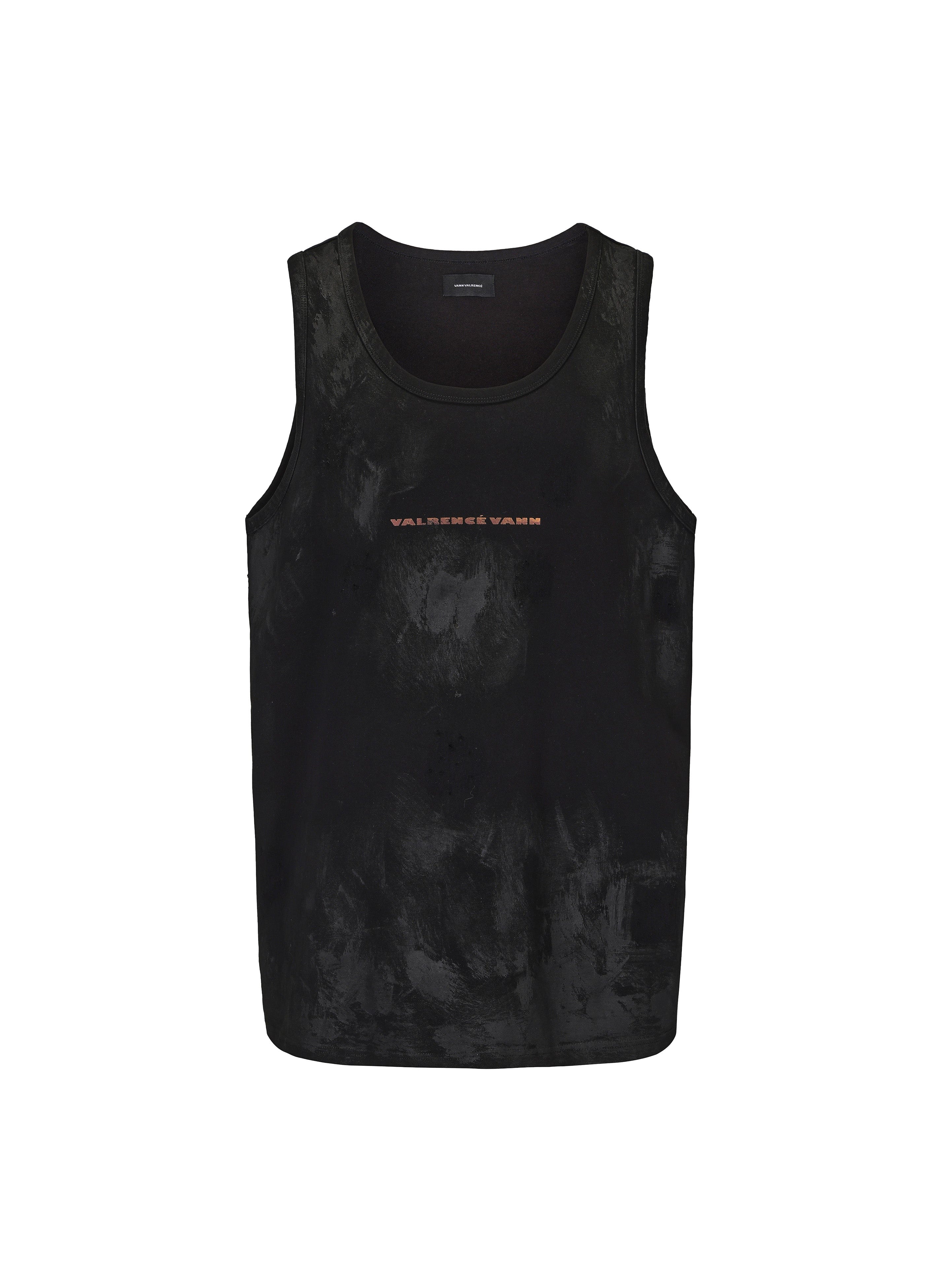 VANN VALRENCE Washed-Dyed Oversized Tank Top