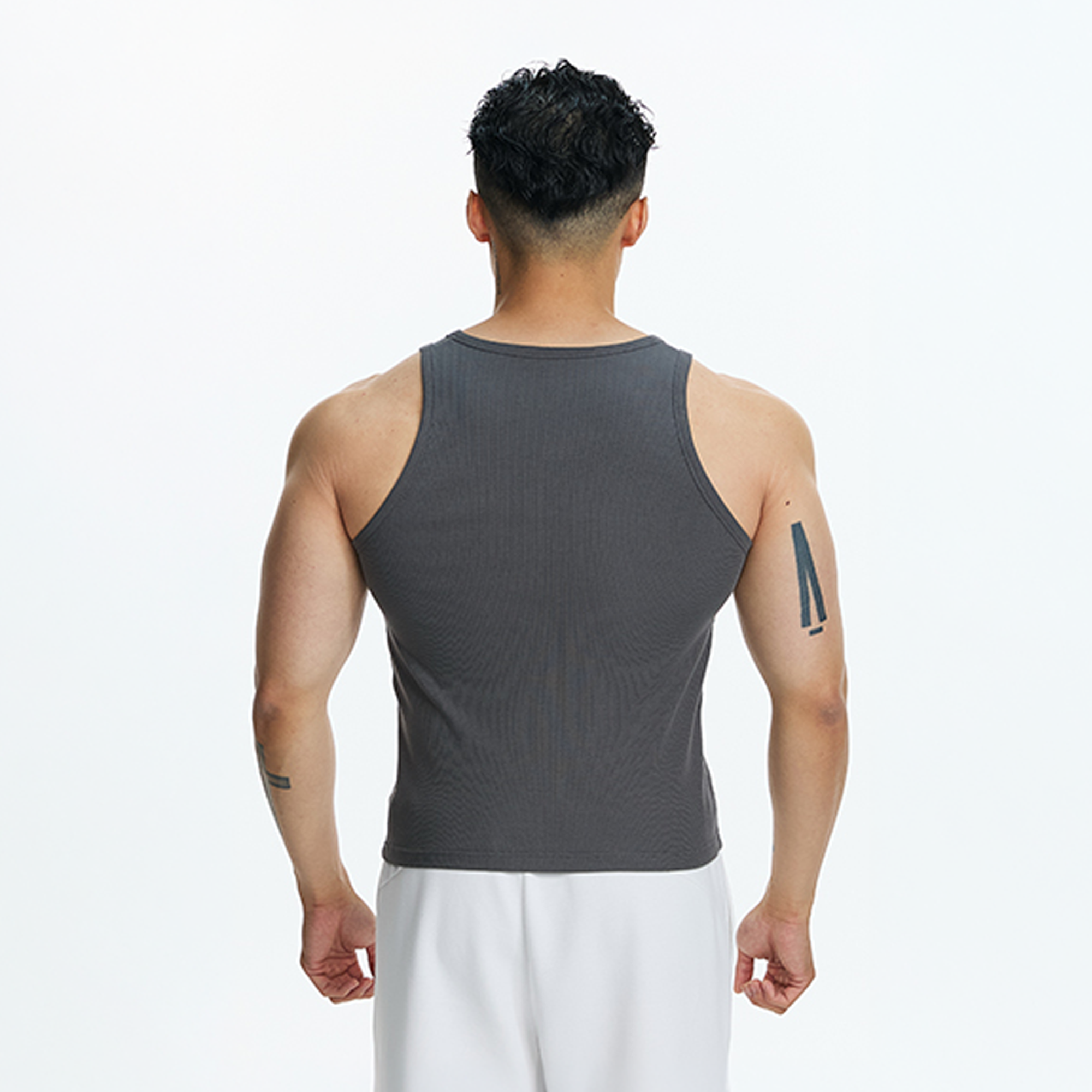 PUMPPLUS Ribbed Quick-Dry Slim Tank Top, premium urban and streetwear designers apparel on PROJECTISR.com, PUMPPLUS