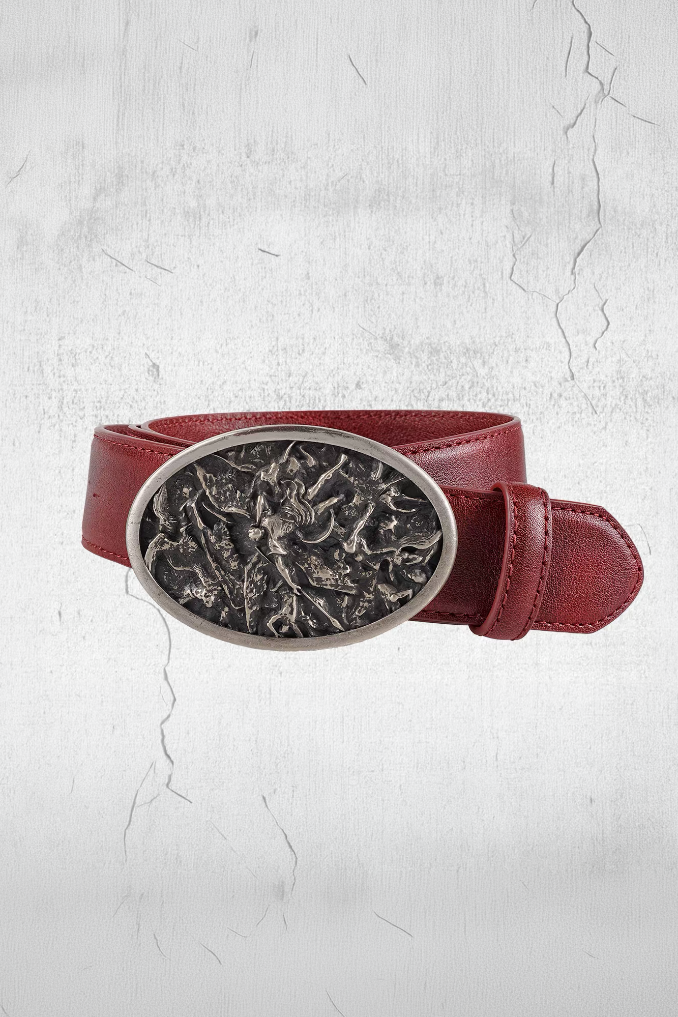 UNDERWATER Lucifer Buckle Calf Leather Belt, premium urban and streetwear designers apparel on PROJECTISR.com, UNDERWATER