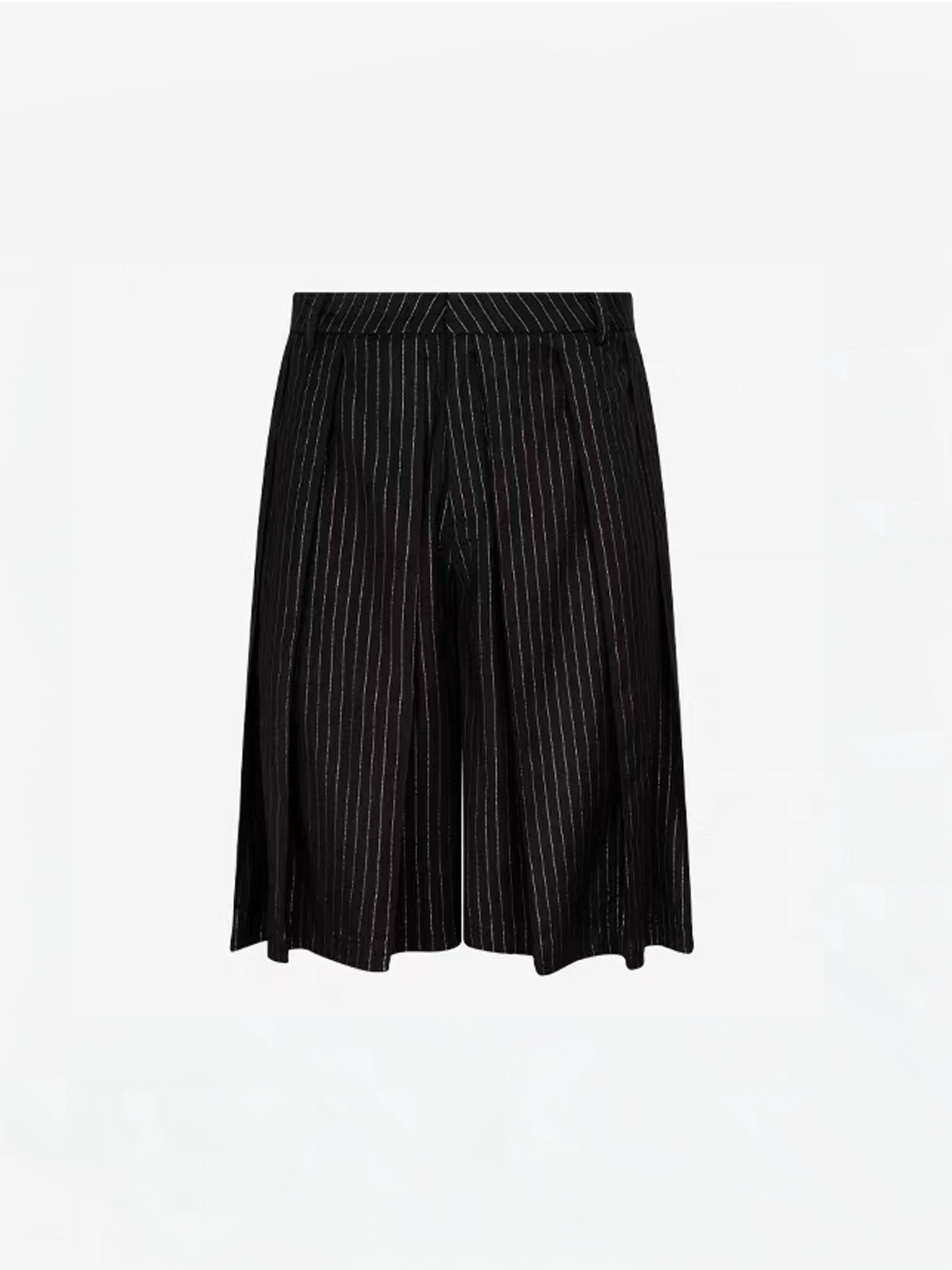 TIWILLTANG Pleated Pinstripe Skirt Shorts, premium urban and streetwear designers apparel on PROJECTISR.com, TIWILLTANG