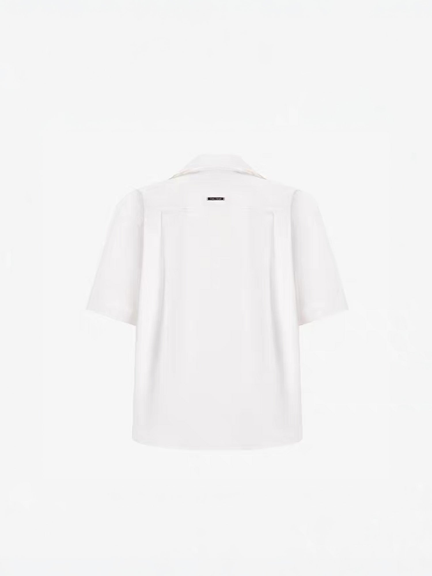 TIWILLTANG Draped Camp-Collar T Shirt, premium urban and streetwear designers apparel on PROJECTISR.com, TIWILLTANG