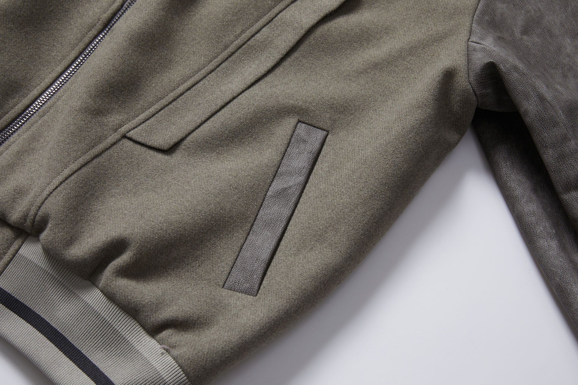 ERROR CODE ROBOT Pearl Embellished Paneled Varsity Jacket, premium urban and streetwear designers apparel on PROJECTISR.com, ERROR CODE ROBOT