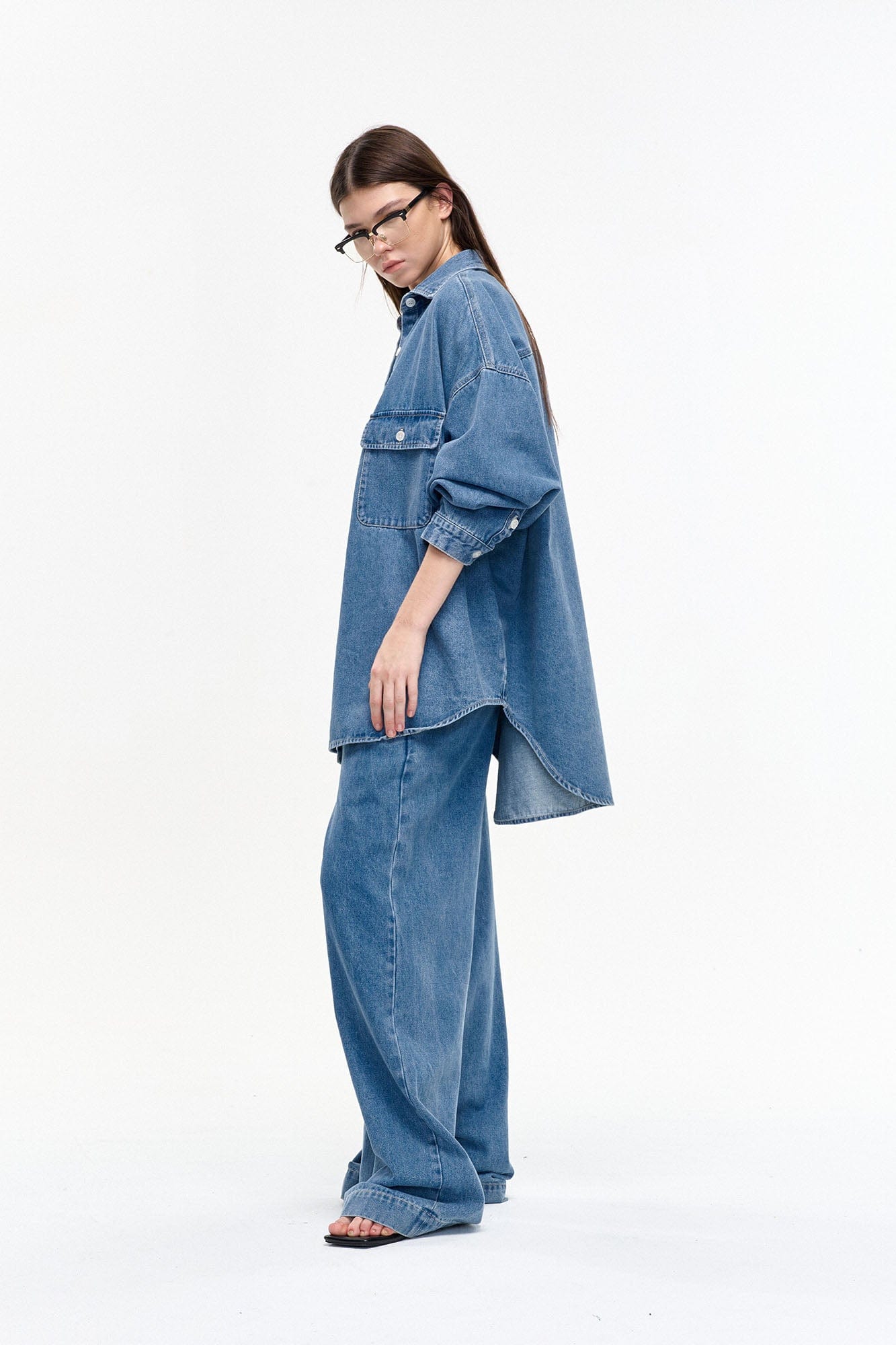 LEONSENSE Classical Tencel Denim Shirts, premium urban and streetwear designers apparel on PROJECTISR.com, LEONSENSE