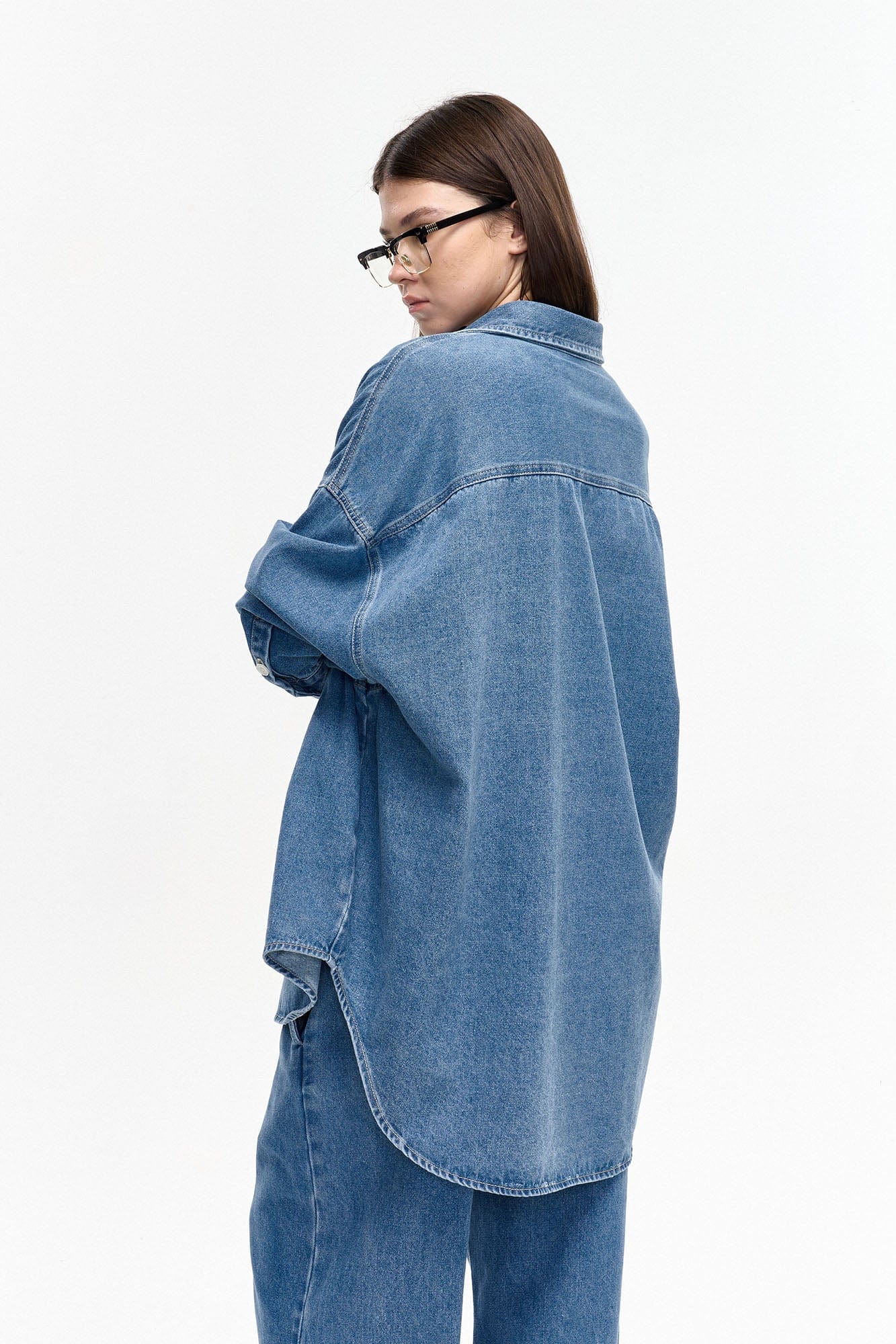 LEONSENSE Classical Tencel Denim Shirts, premium urban and streetwear designers apparel on PROJECTISR.com, LEONSENSE
