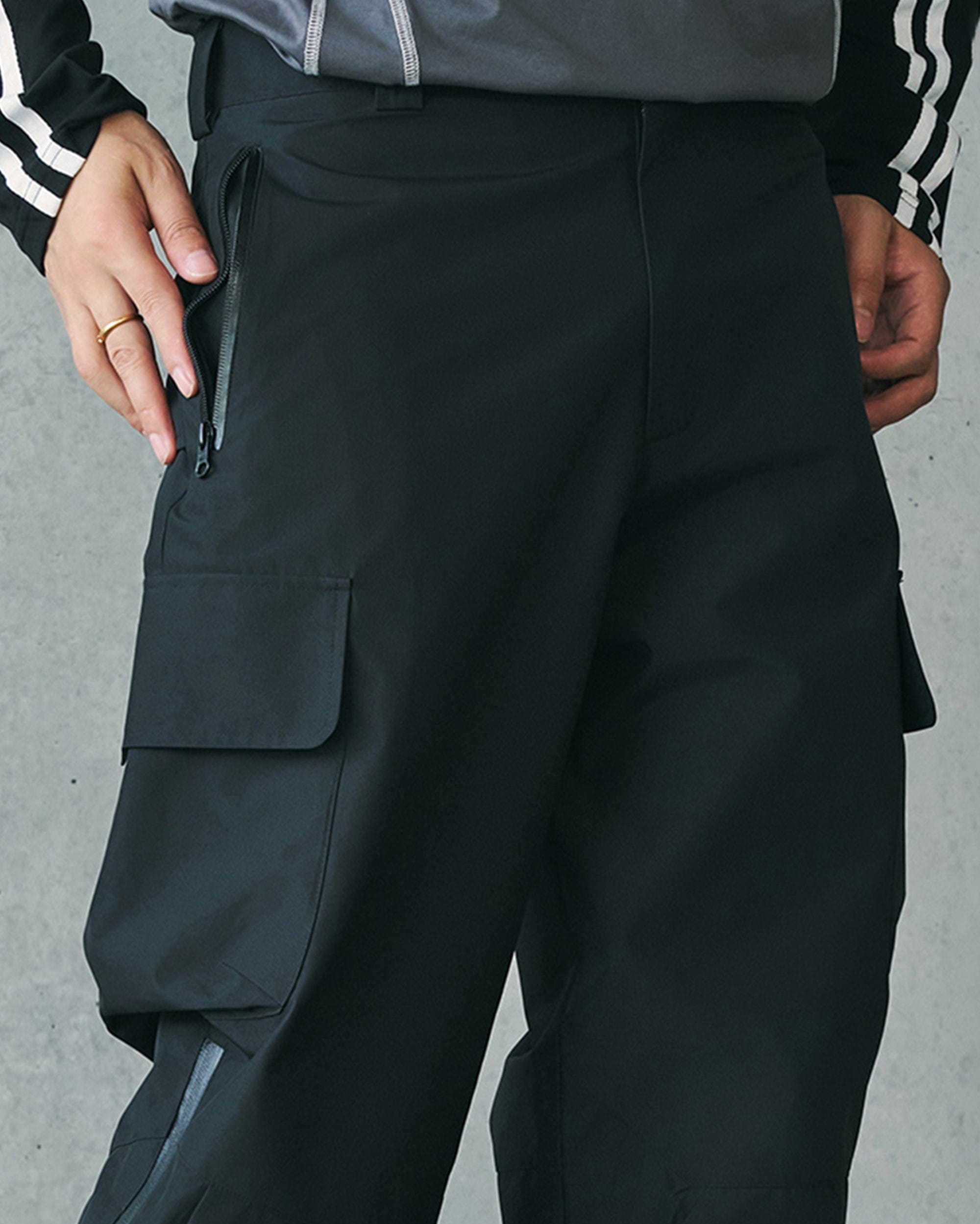 ENSHADOWER Waterproof Pleated Spliced Multi-pocket Pants, premium urban and streetwear designers apparel on PROJECTISR.com, ENSHADOWER