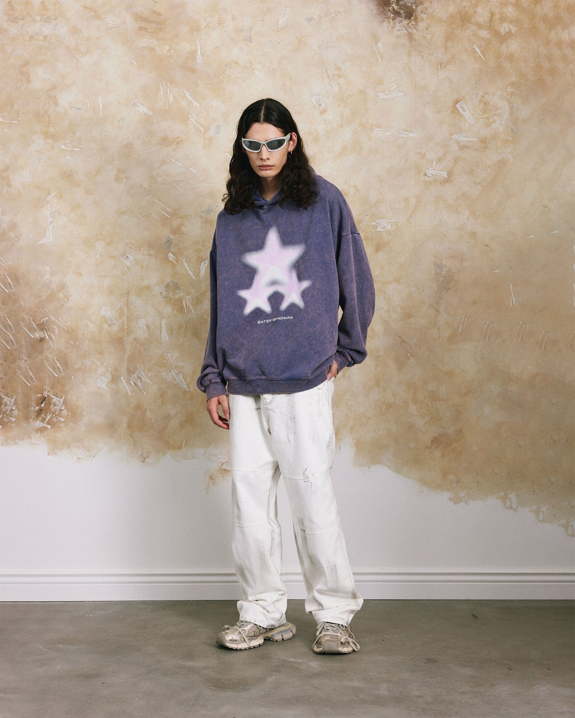 OVDY Soft Stars Faded Hoodie