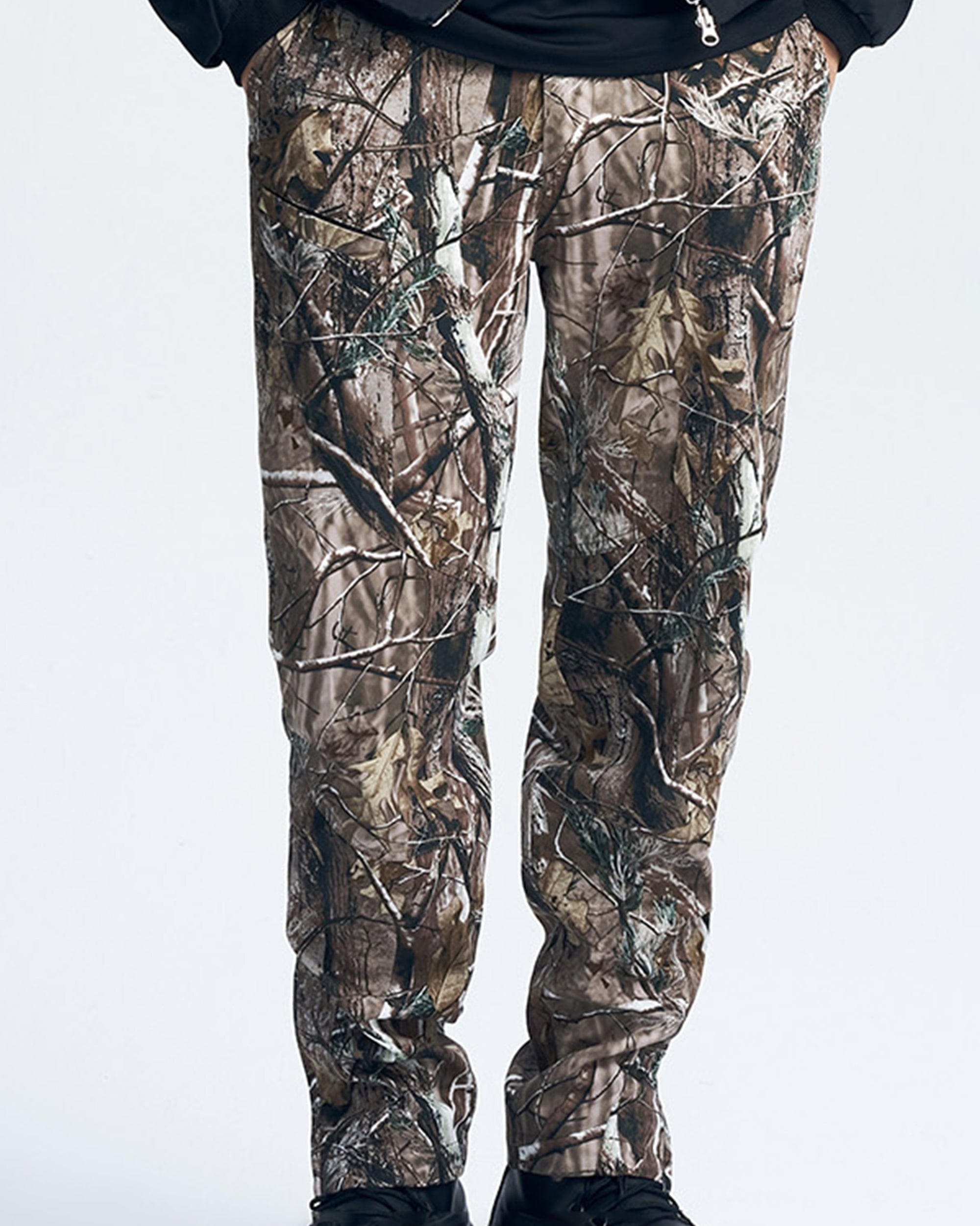 ENSHADOWER Wood Camo Hiking Pants, premium urban and streetwear designers apparel on PROJECTISR.com, ENSHADOWER