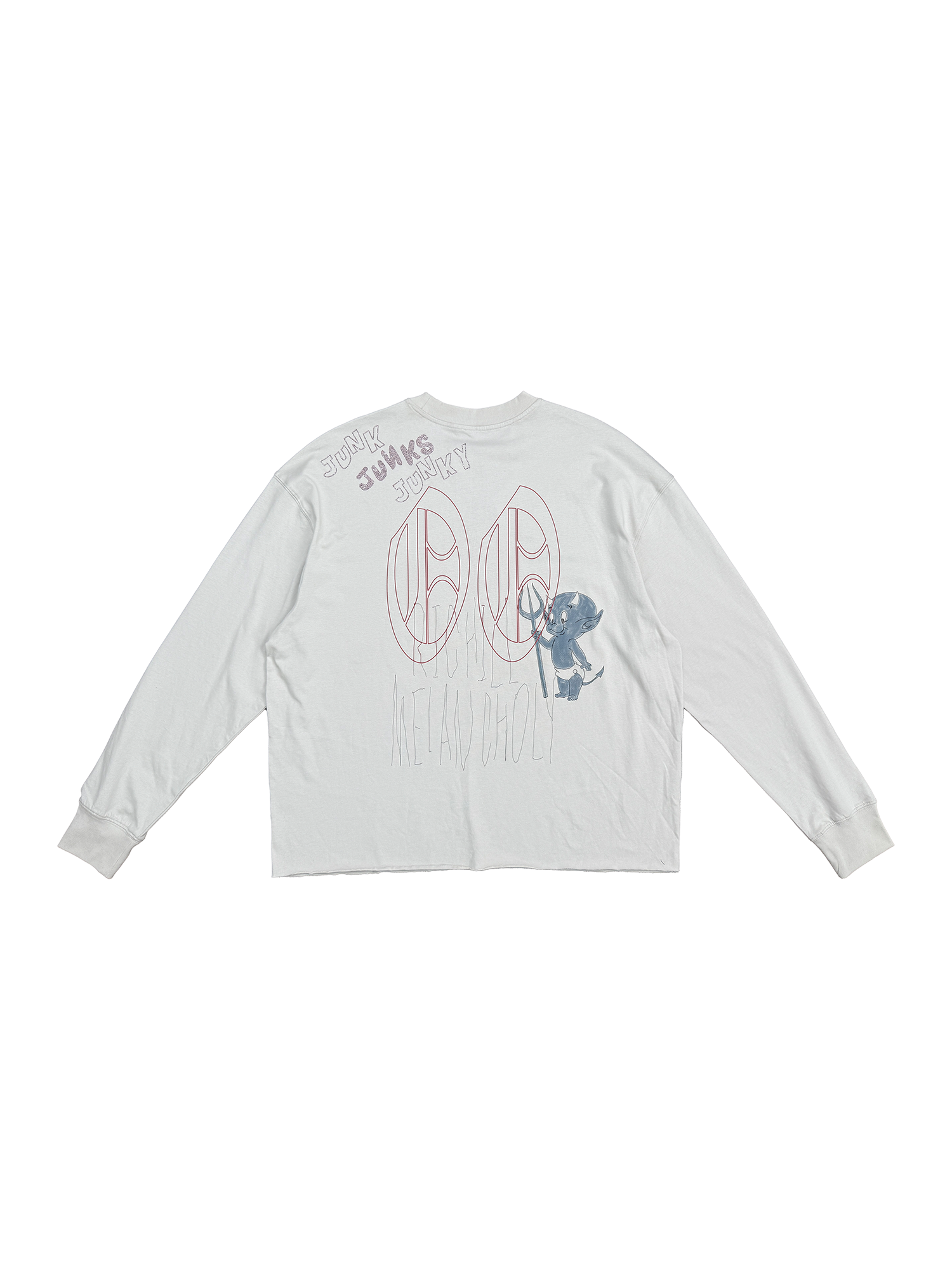 RICHILL Sketch Crewneck Long-Sleeve Tee, premium urban and streetwear designers apparel on PROJECTISR.com, RICHILL