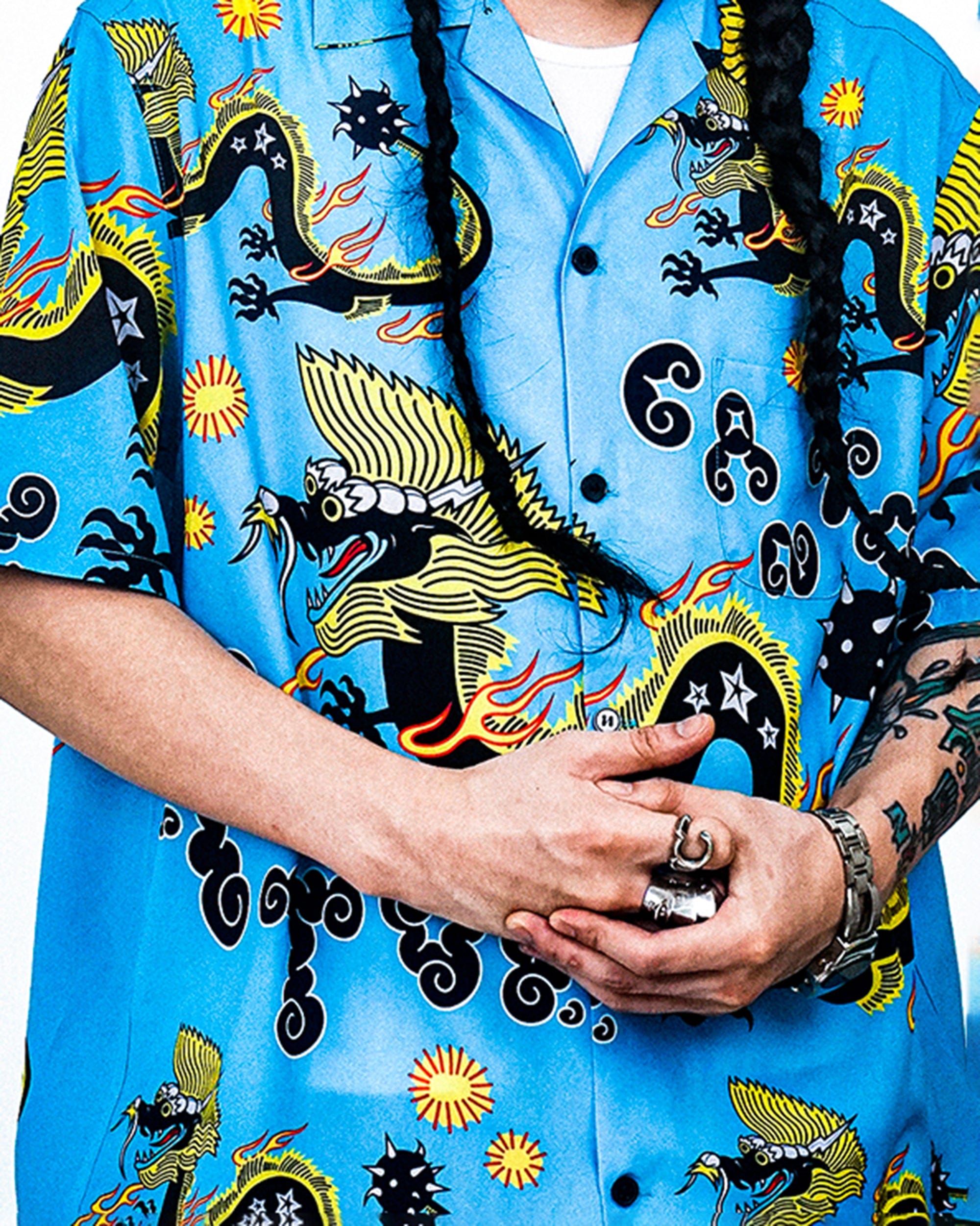 WCC Dragon Half-Shirt, premium urban and streetwear designers apparel on PROJECTISR.com, WCC