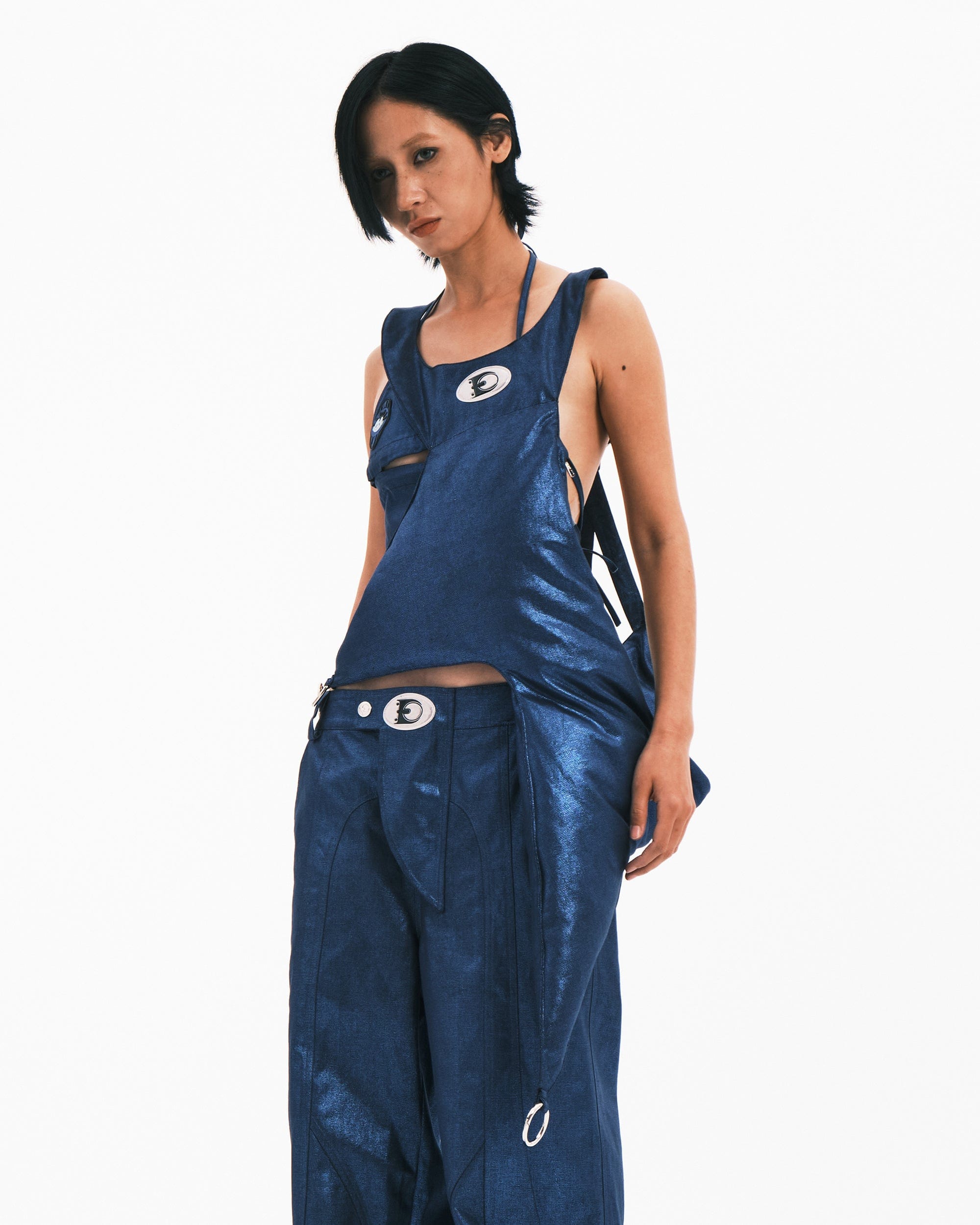 EMBRYO Thorn Metallic Vest Bag, premium urban and streetwear designers apparel on PROJECTISR.com, EMBRYO
