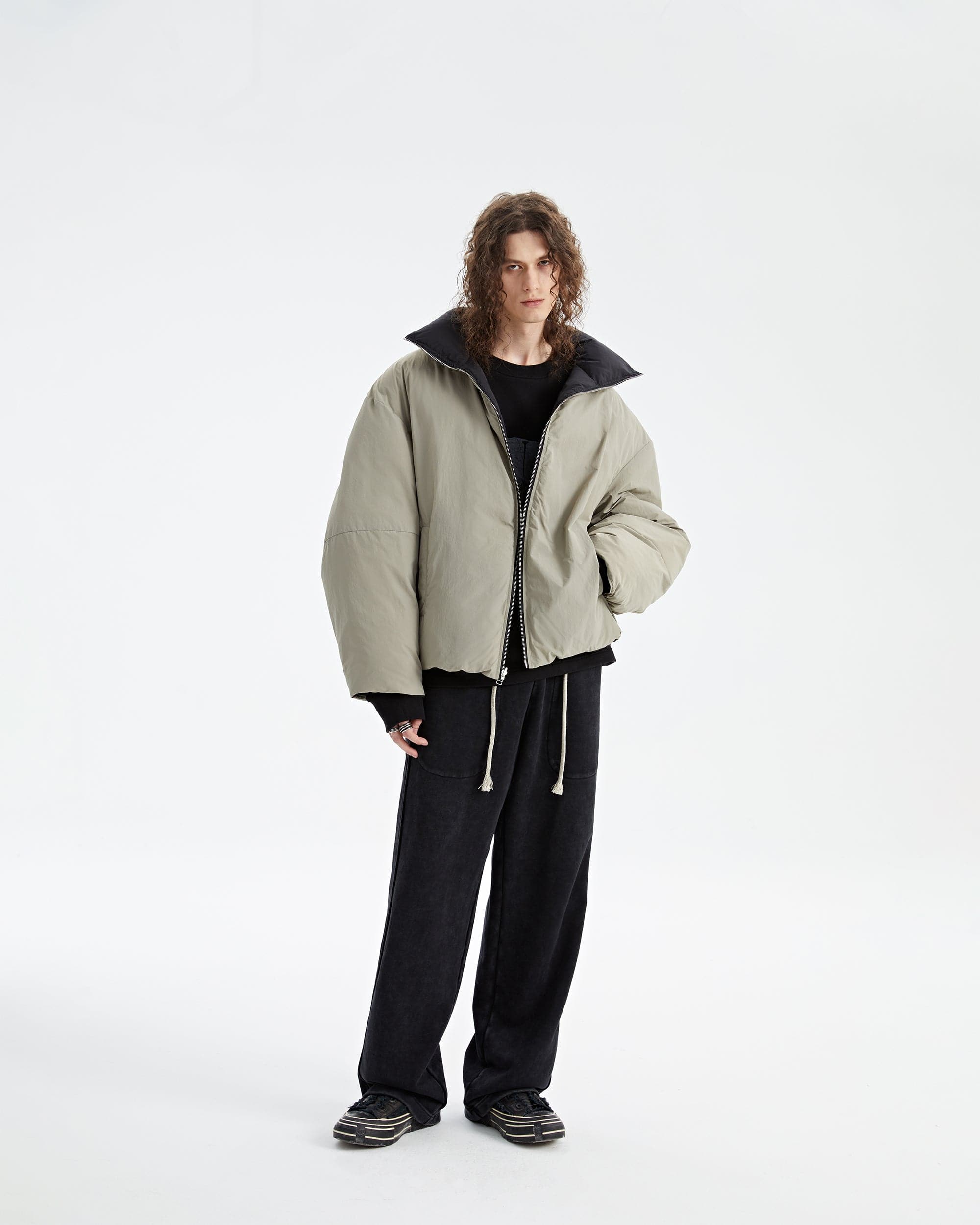 ORGANIC EMOTION Reversible Oversized Waterproof Down Jacket, premium urban and streetwear designers apparel on PROJECTISR.com, ORGANIC EMOTION